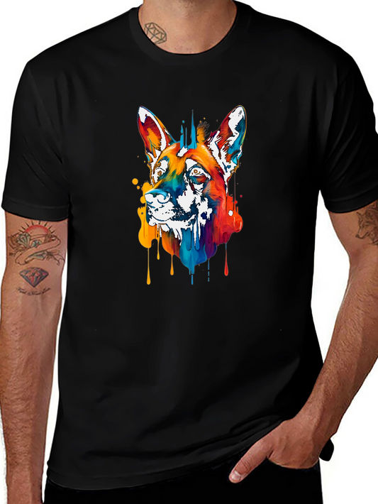 Watercolor German Shepherd Graphic Tee - Unisex