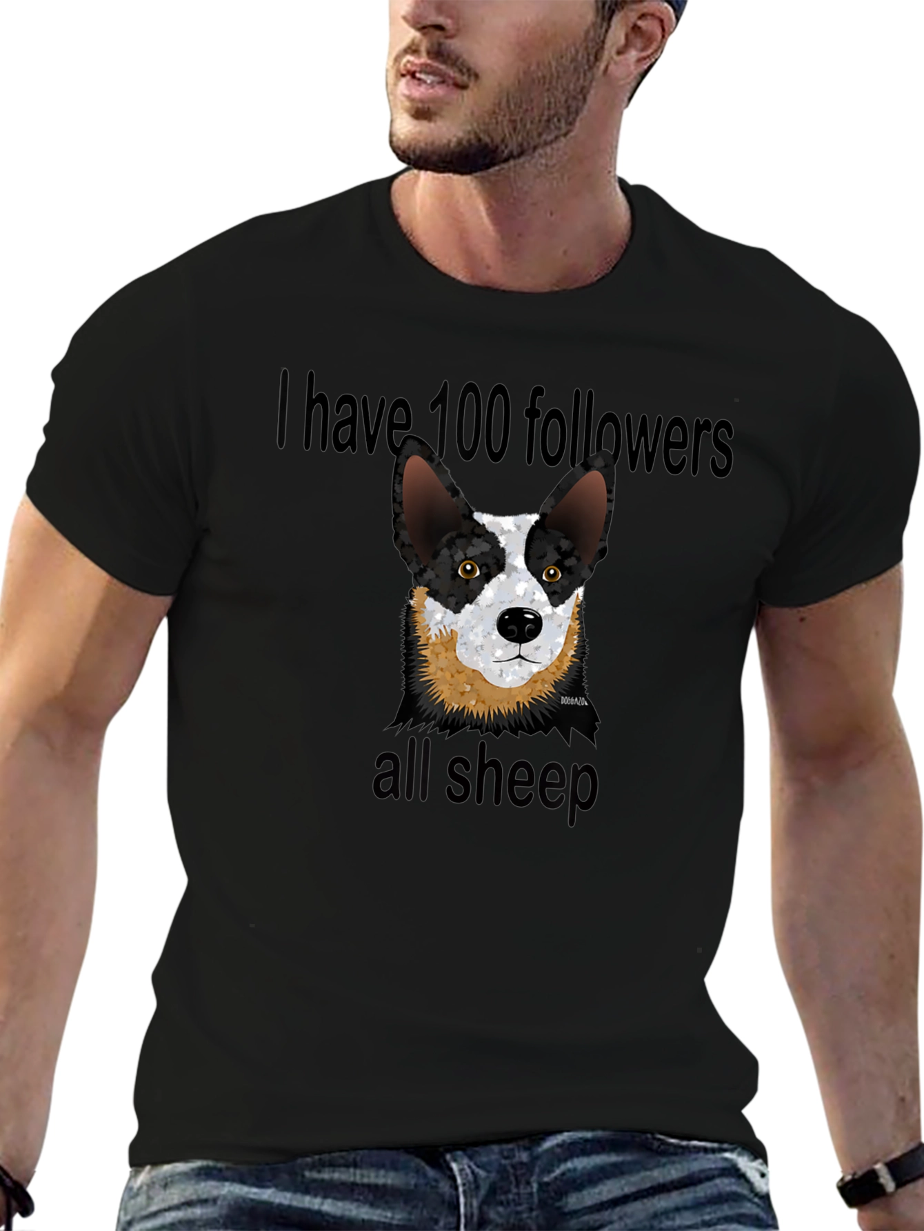 Funny Dog Lover T-Shirt - 100 Followers