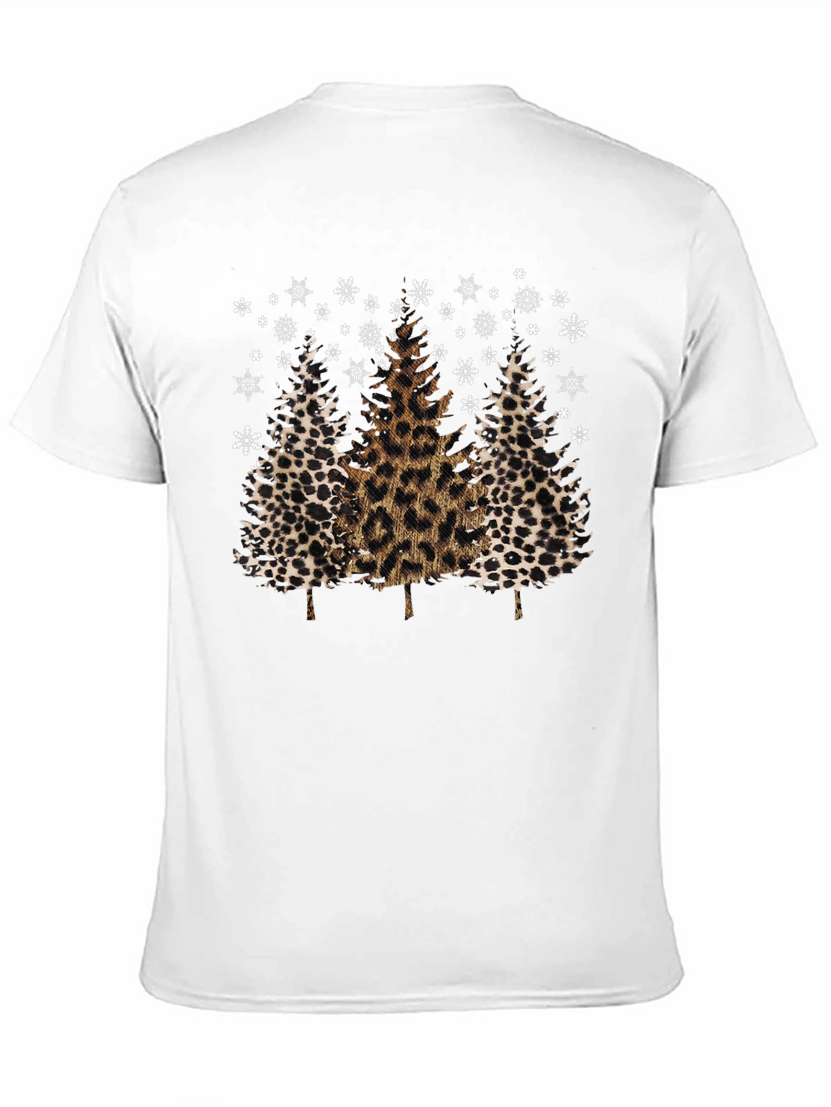 Leopard Print Christmas Tree T-Shirt