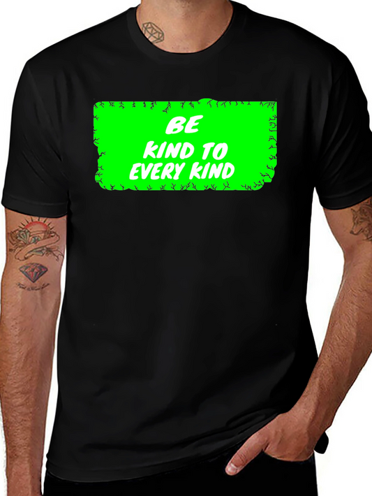 Be Kind to Every Kind Graphic Tee - Black