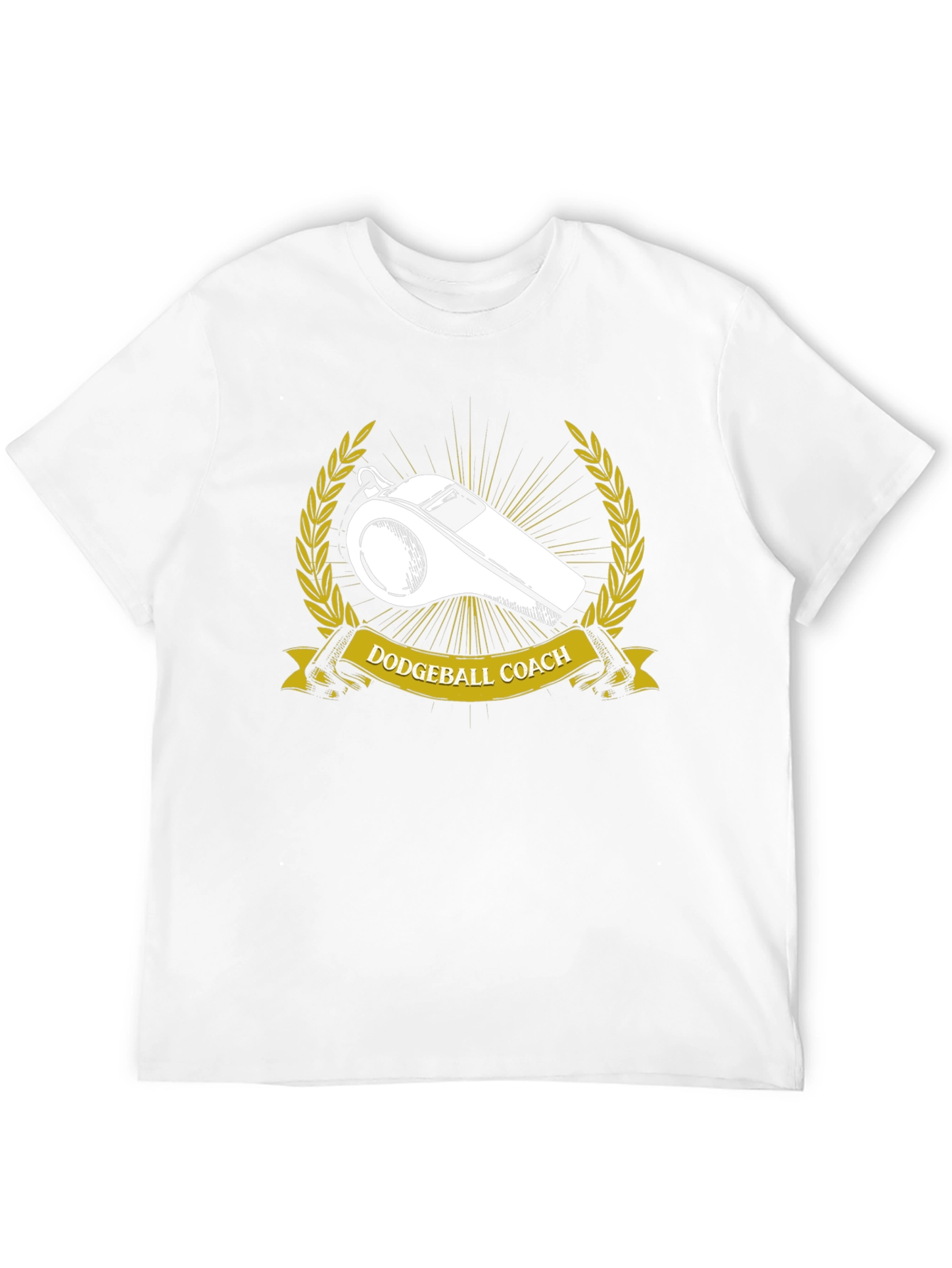 Dodgeball Coach T-Shirt - Whistle Graphic Tee