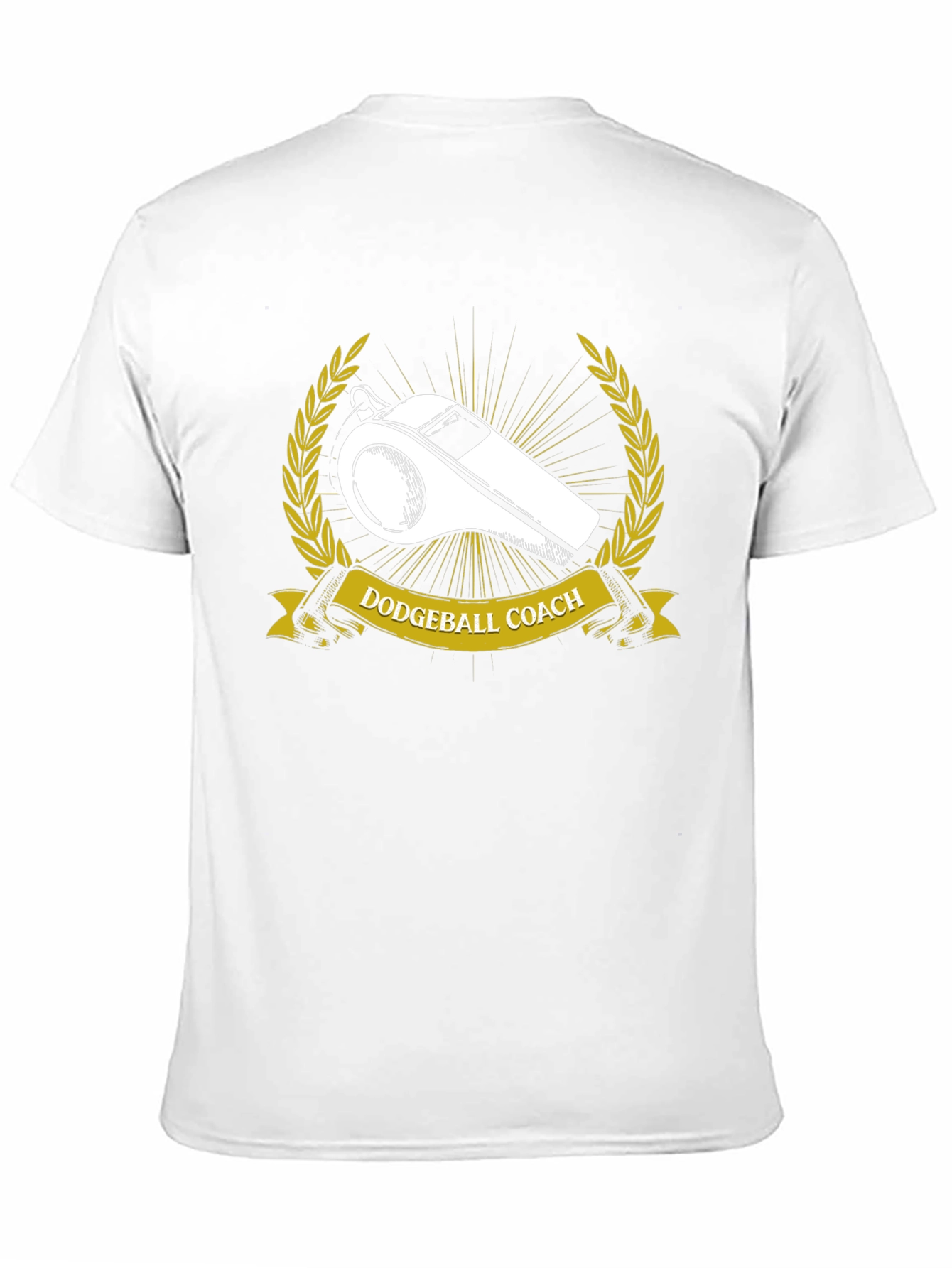Dodgeball Coach T-Shirt - Whistle Graphic Tee