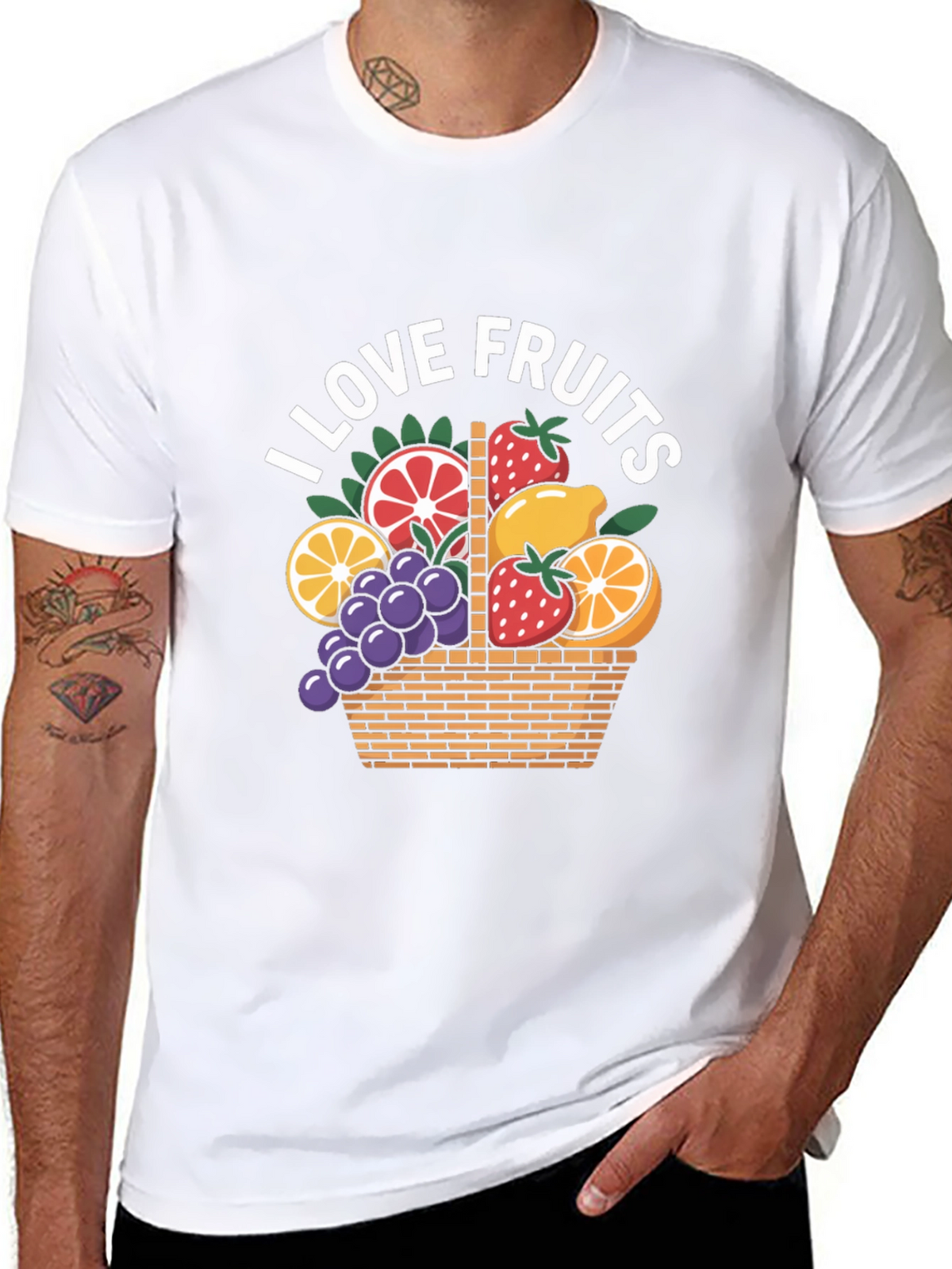 I Love Fruits Graphic Tee