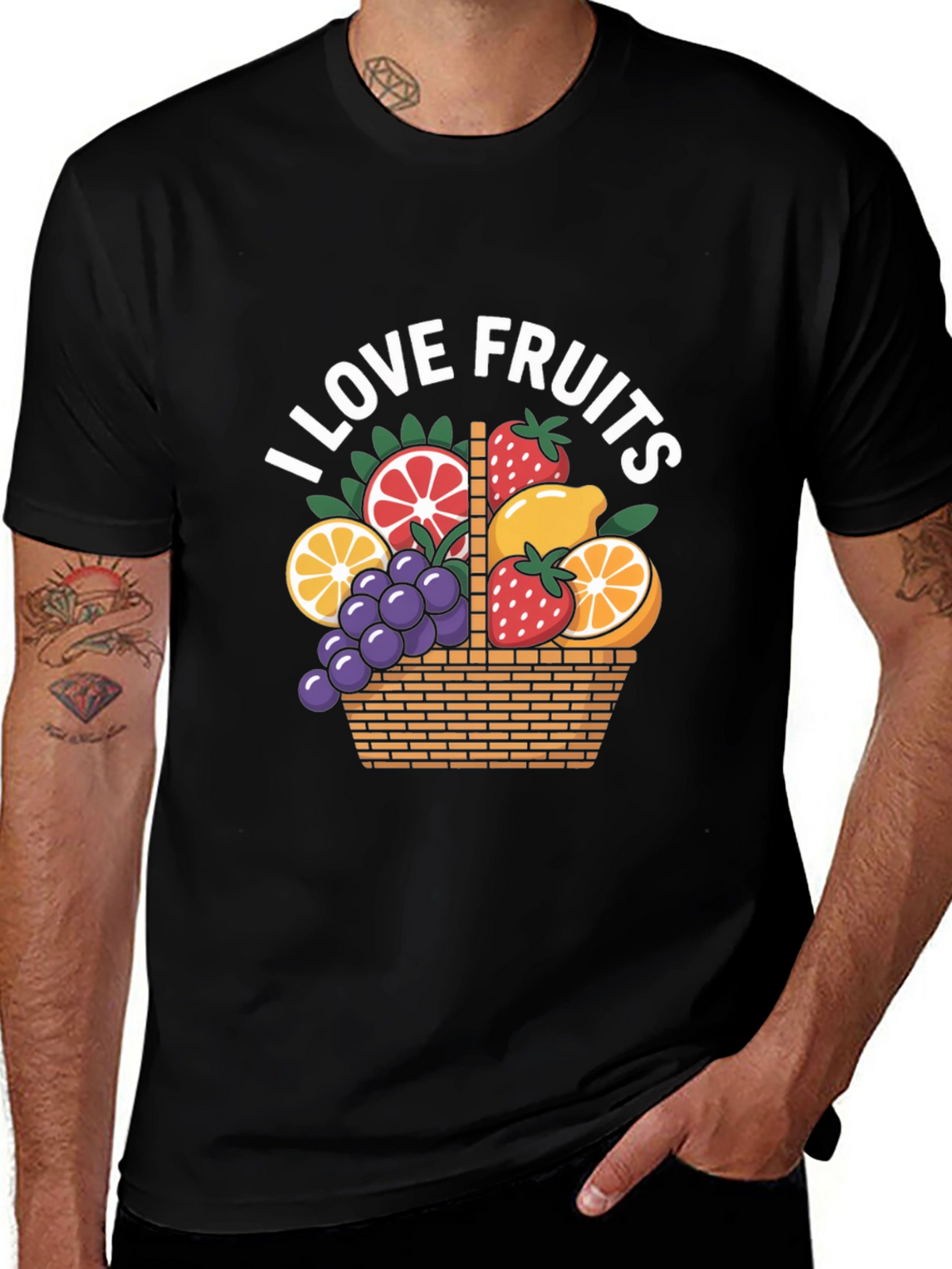 I Love Fruits Graphic Tee