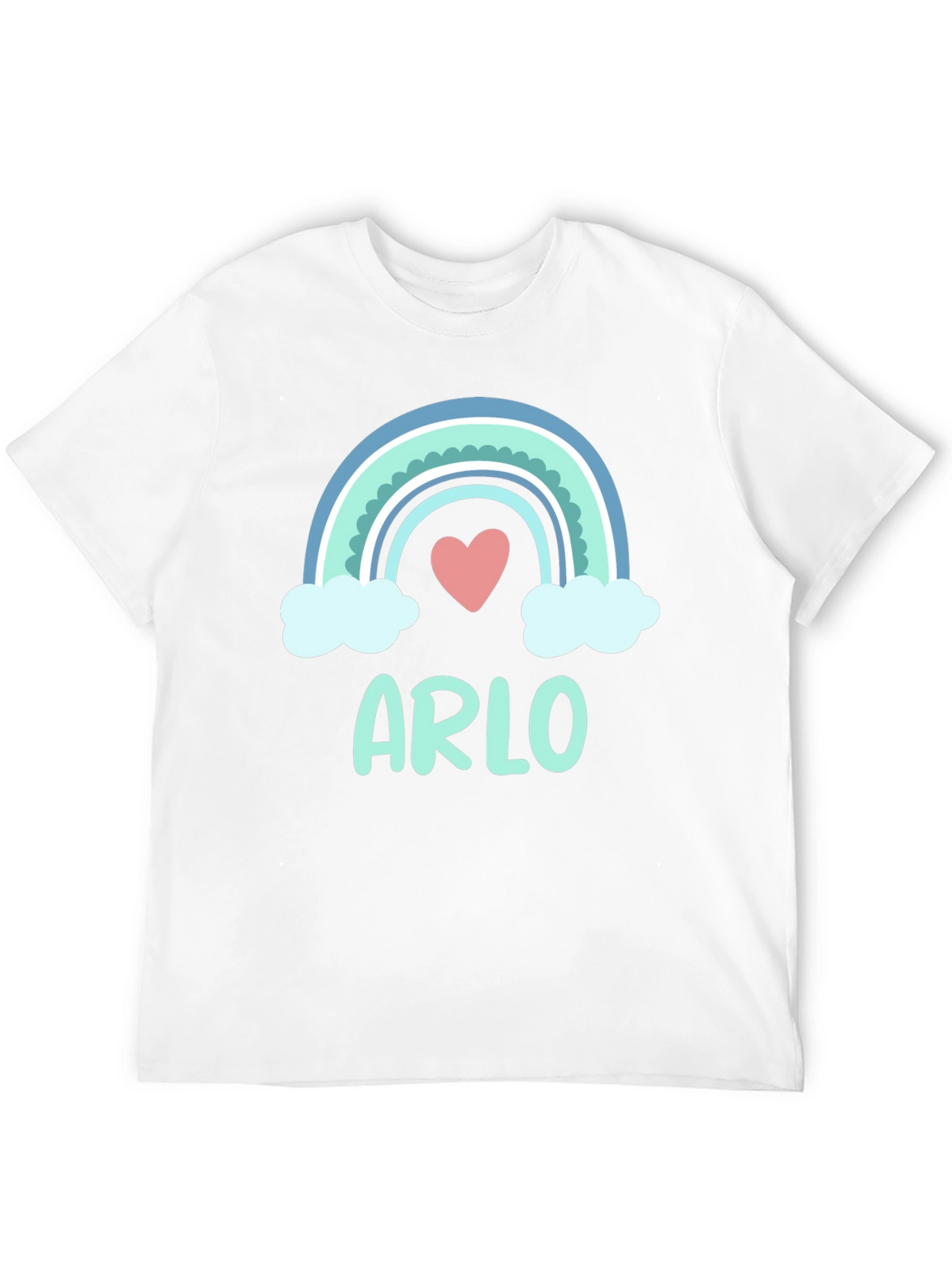 Arlo Rainbow Heart Graphic Tee