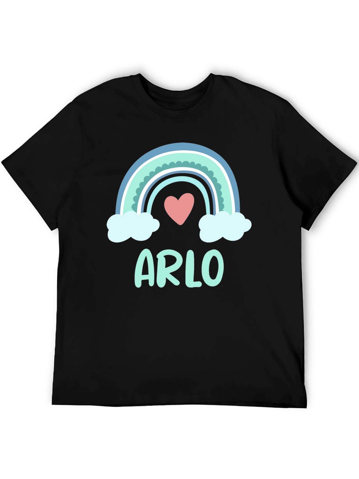 Arlo Rainbow Heart Graphic Tee