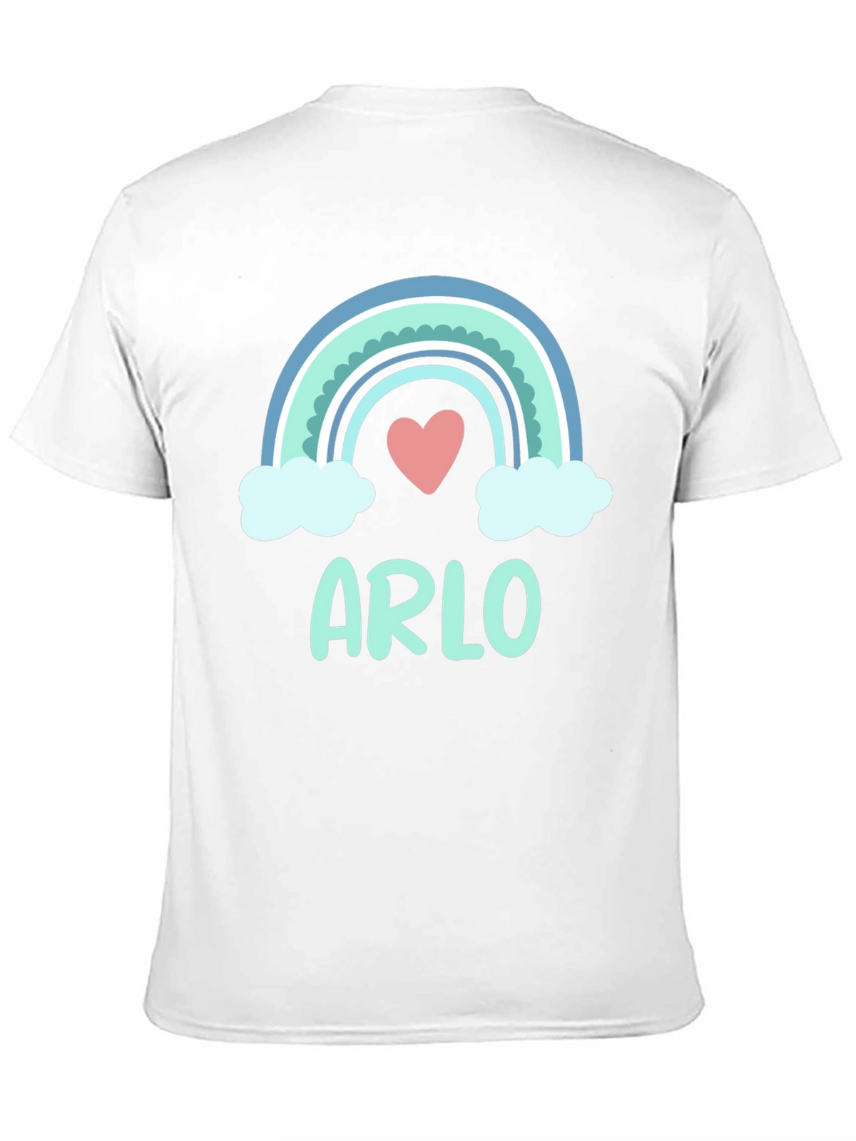 Arlo Rainbow Heart Graphic Tee