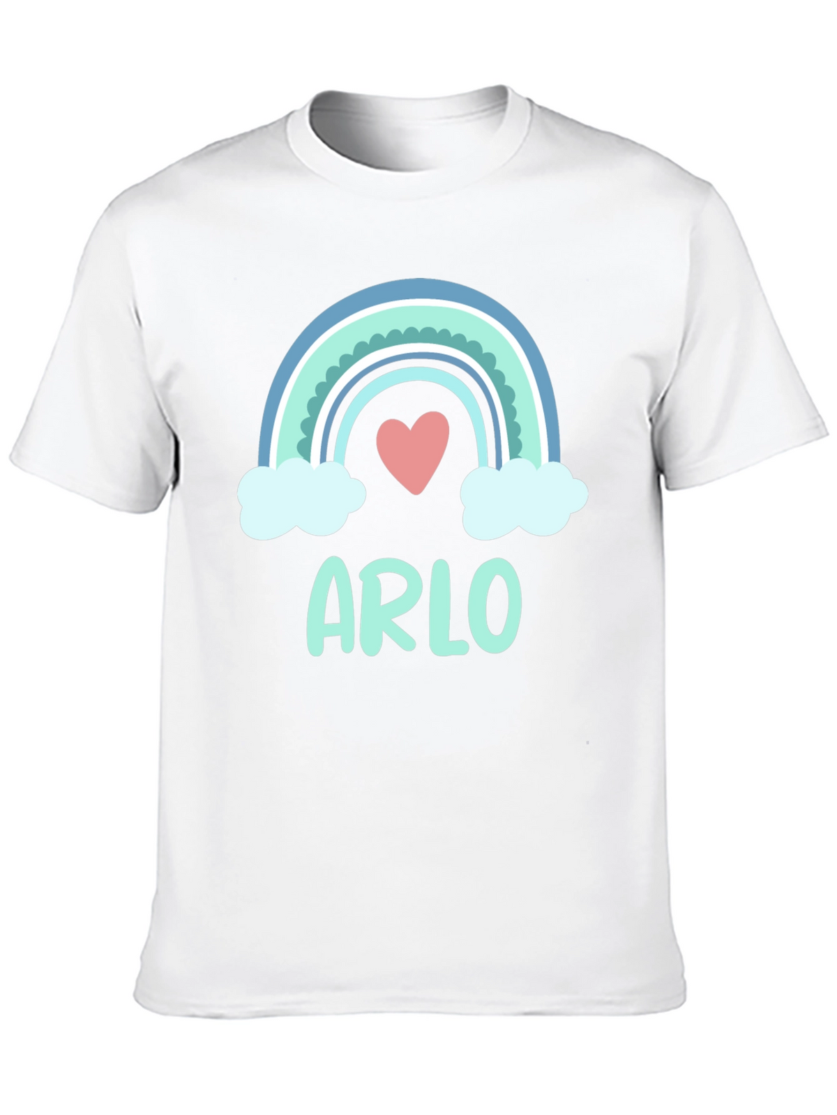 Arlo Rainbow Heart Graphic Tee