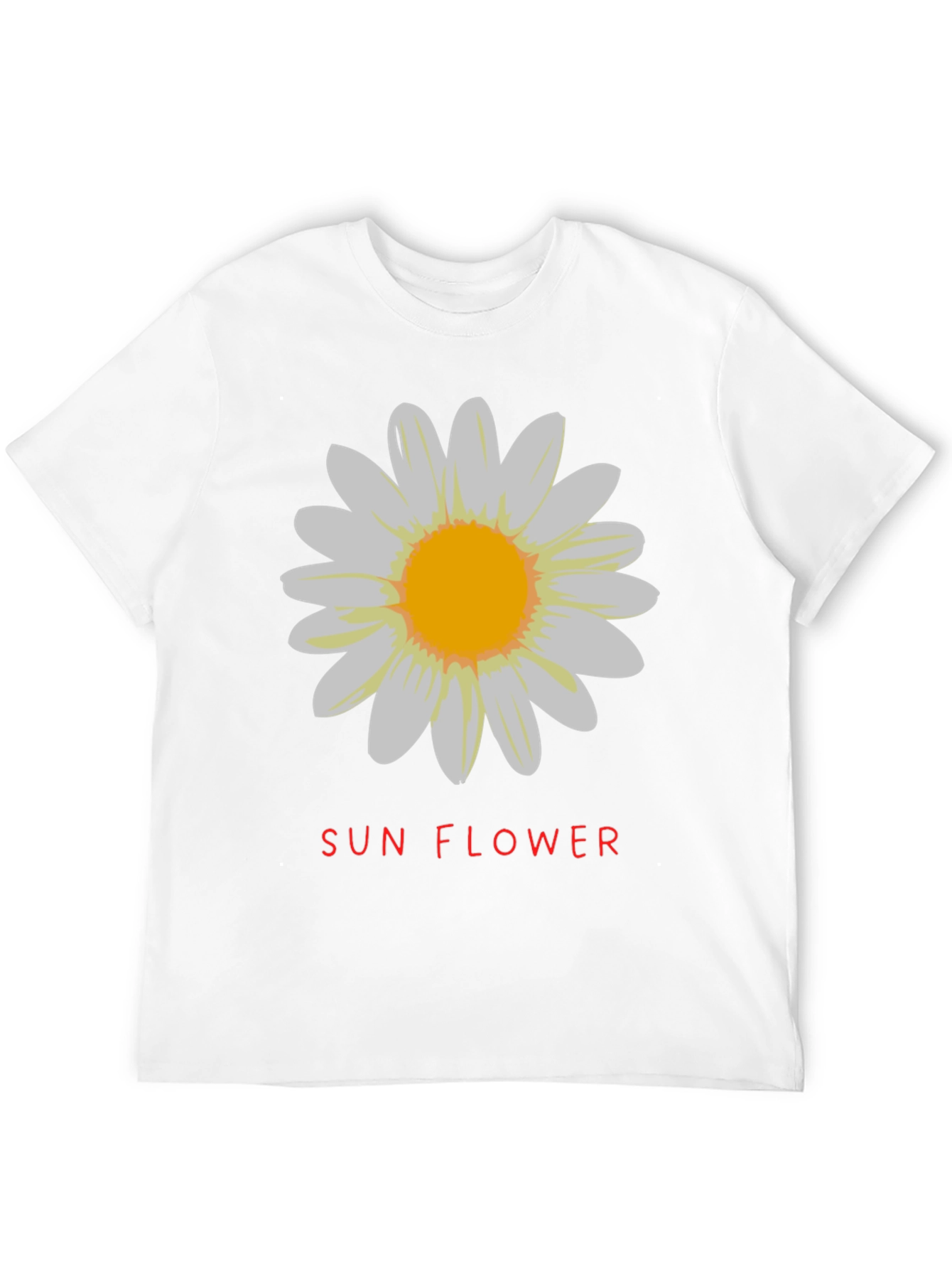 Sunflower Graphic Tee - Stylish Black Cotton T-Shirt