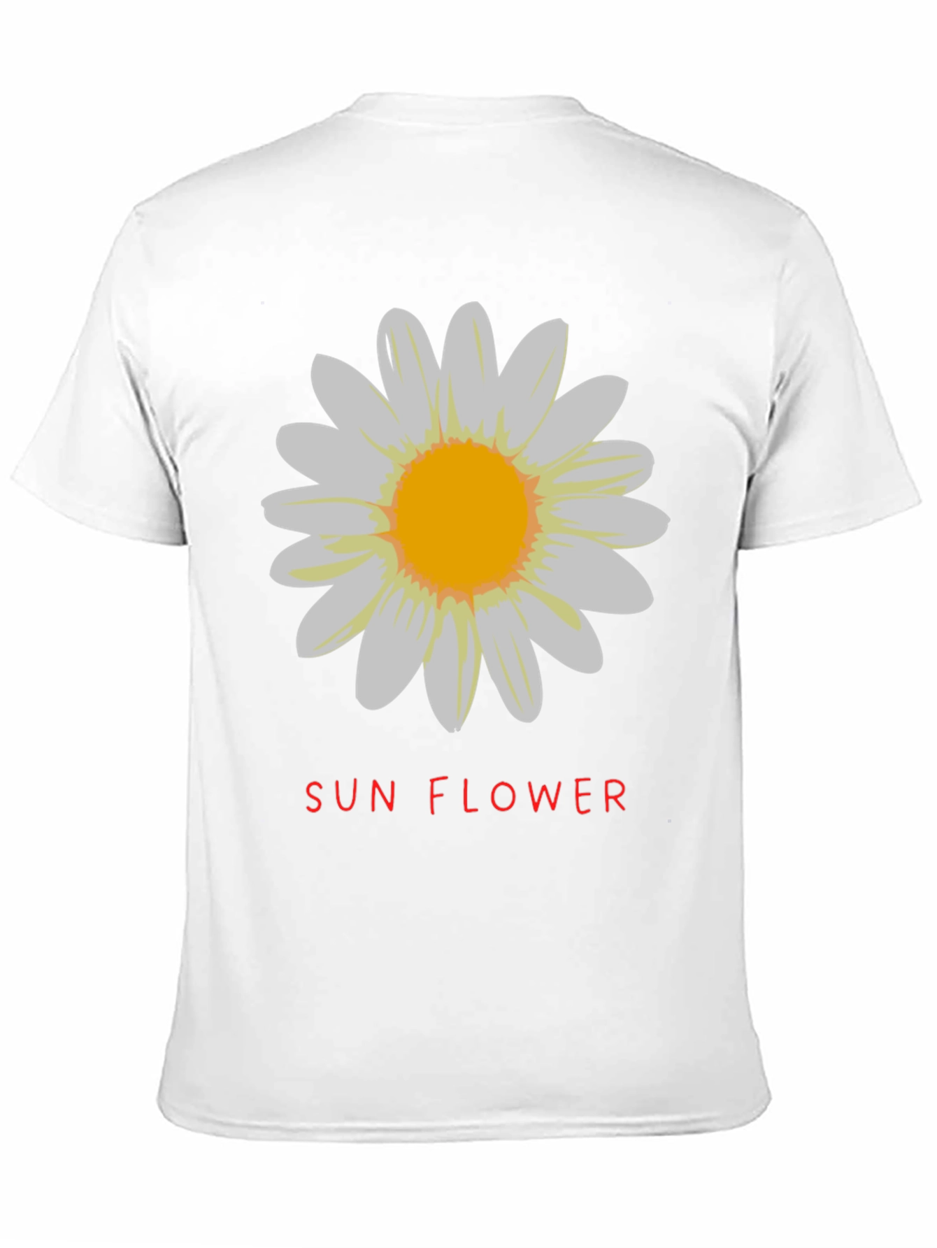 Sunflower Graphic Tee - Stylish Black Cotton T-Shirt