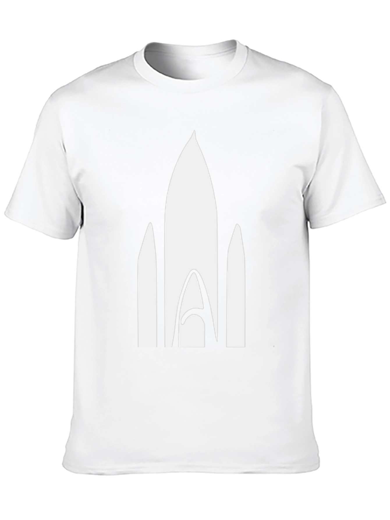Rocket Graphic Tee - Modern Black T-Shirt