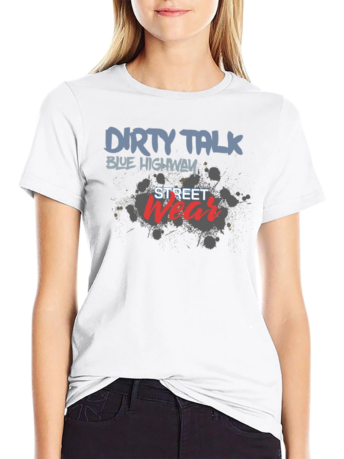 Dirty Talk Black Graphic Tee