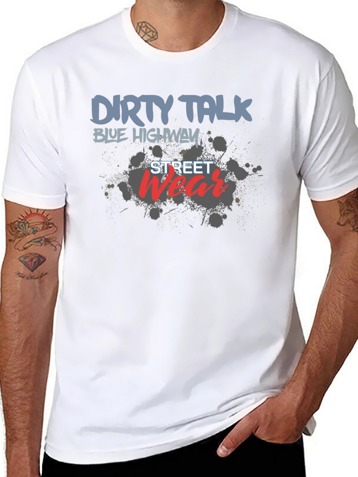 Dirty Talk Black Graphic Tee