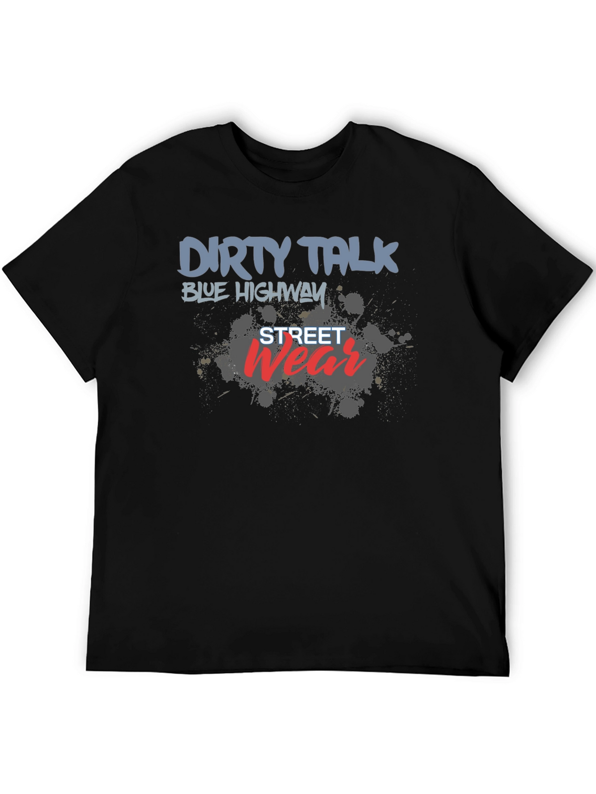 Dirty Talk Black Graphic Tee