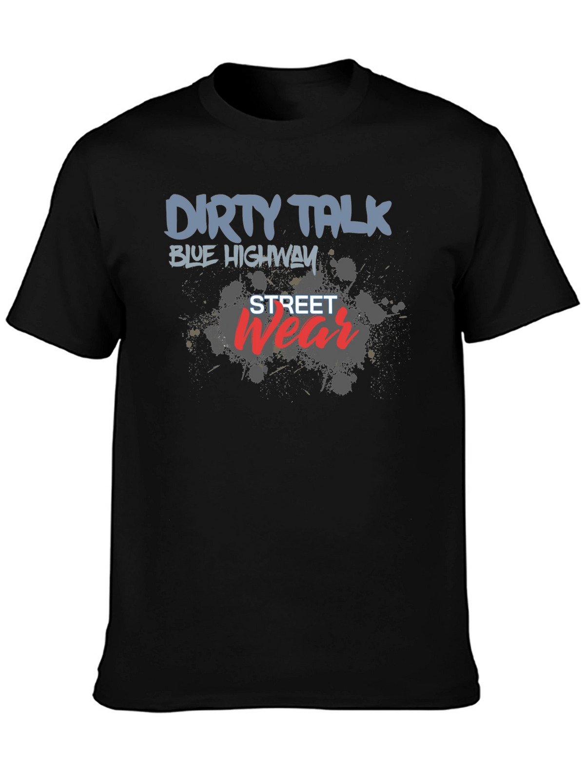 Dirty Talk Black Graphic Tee