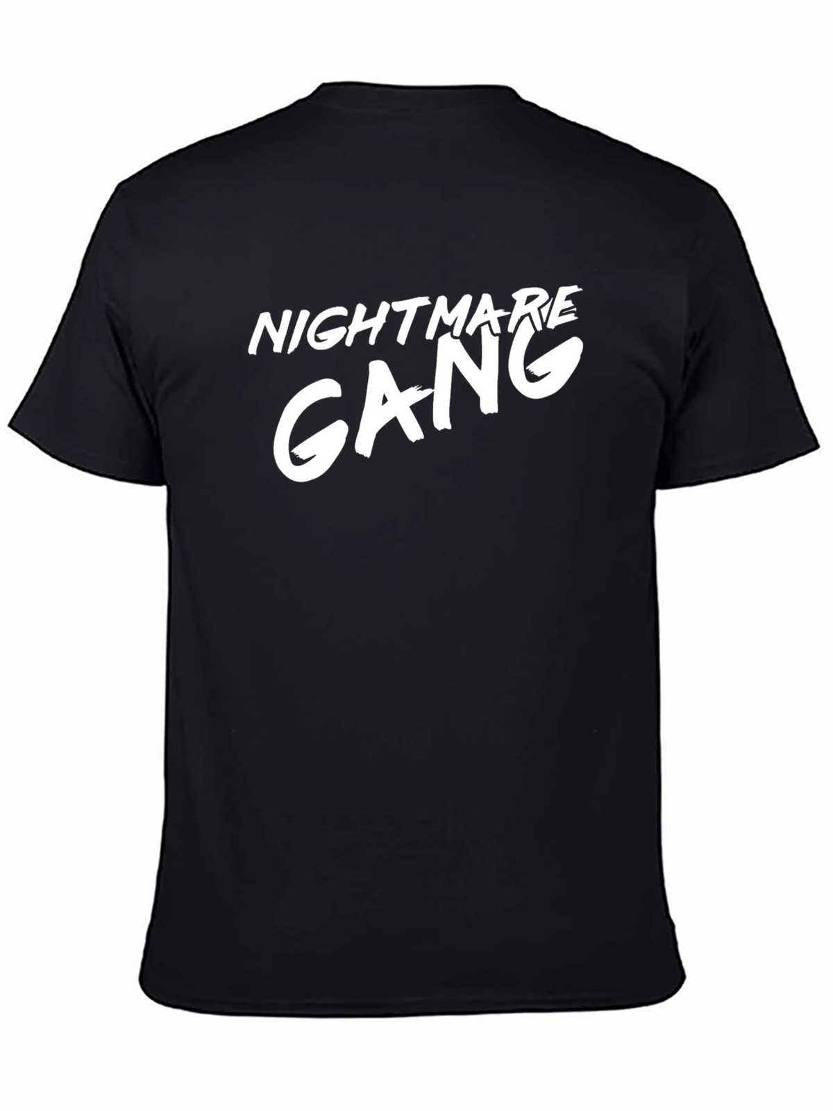 Nightmare Gang Graphic Tee - Black Cotton T-Shirt