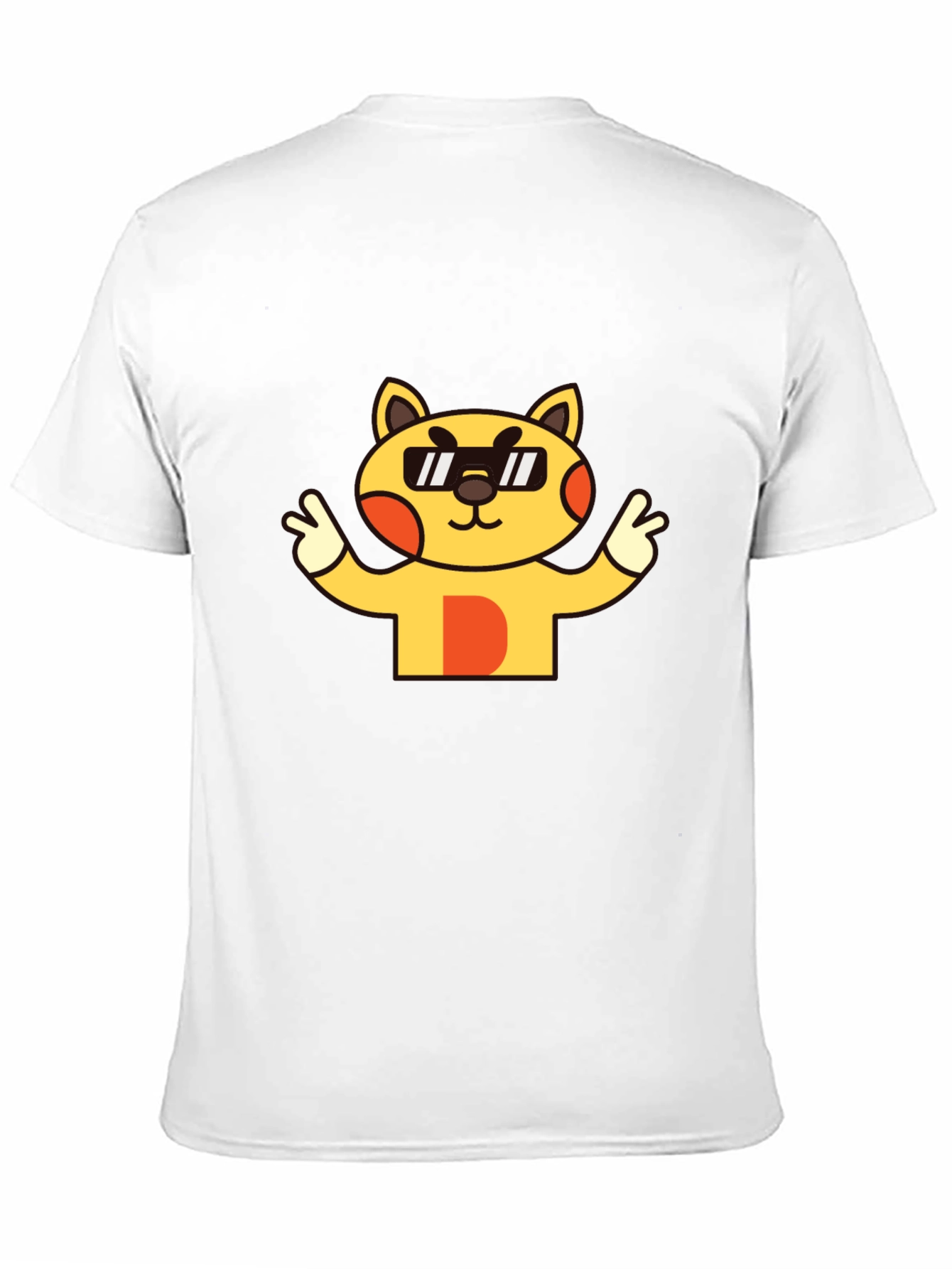Cool Cat Graphic Tee - Unisex Black T-Shirt