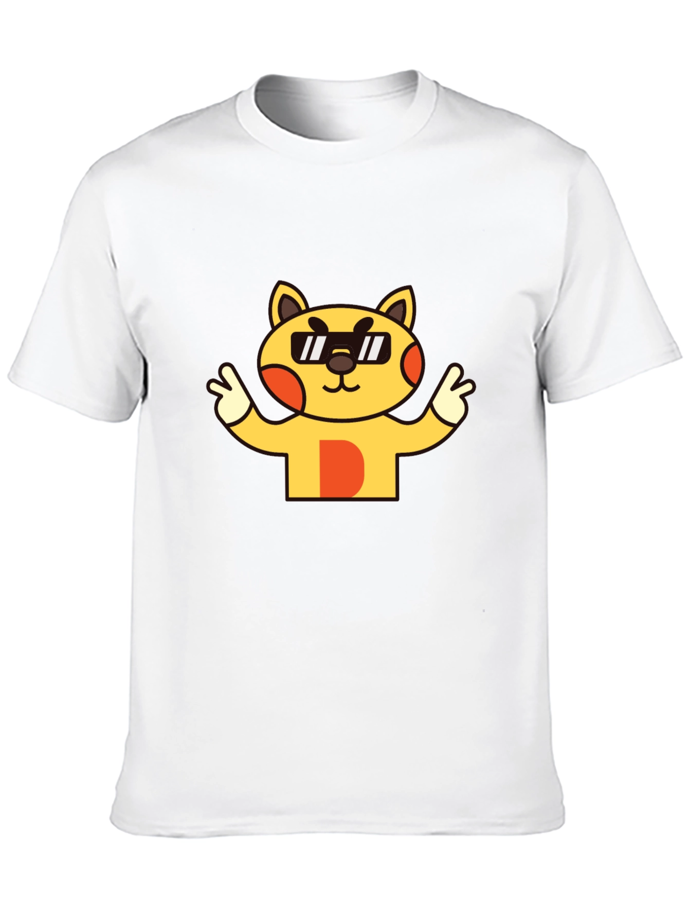 Cool Cat Graphic Tee - Unisex Black T-Shirt