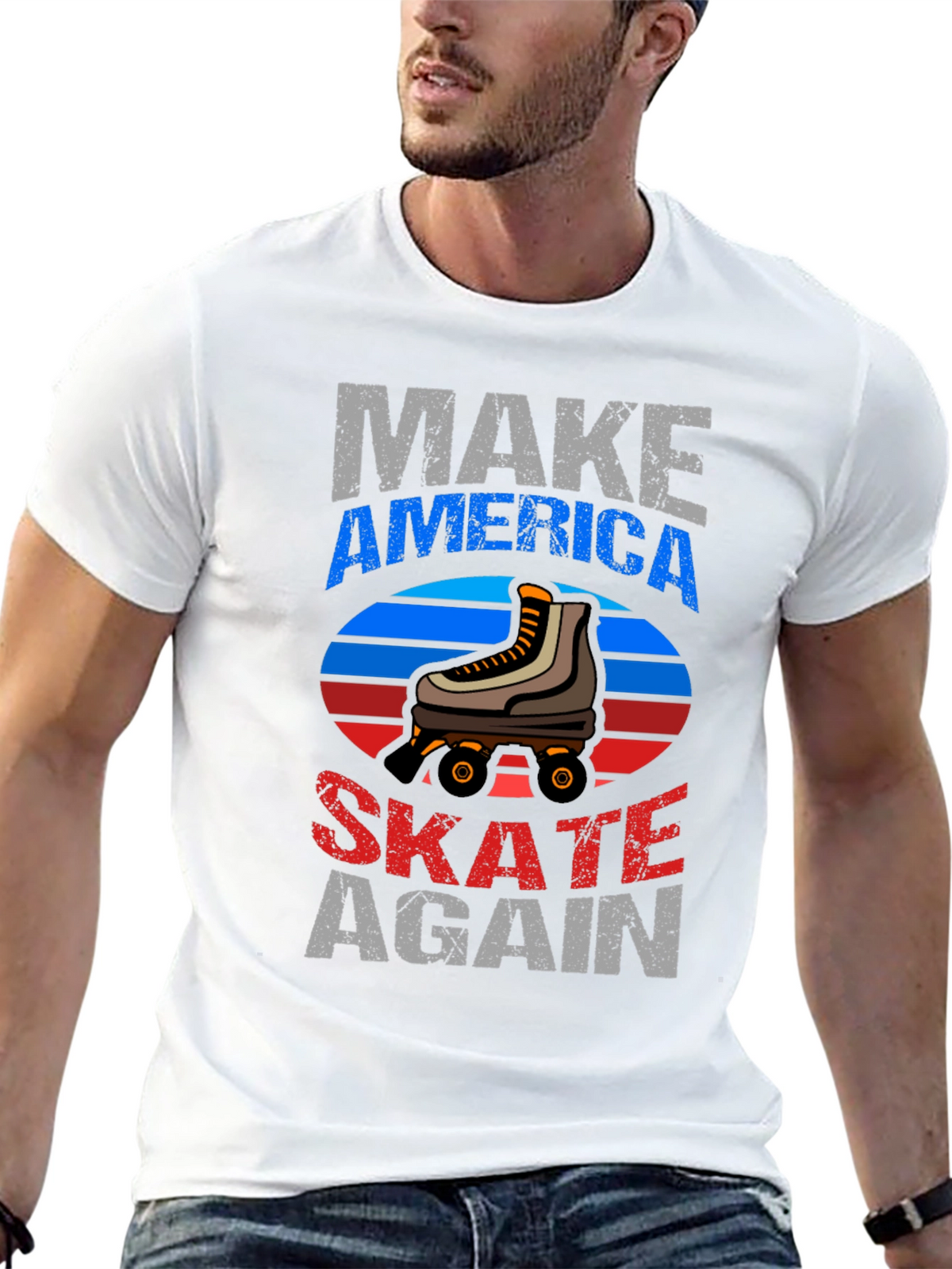Make America Skate Again Graphic T-Shirt