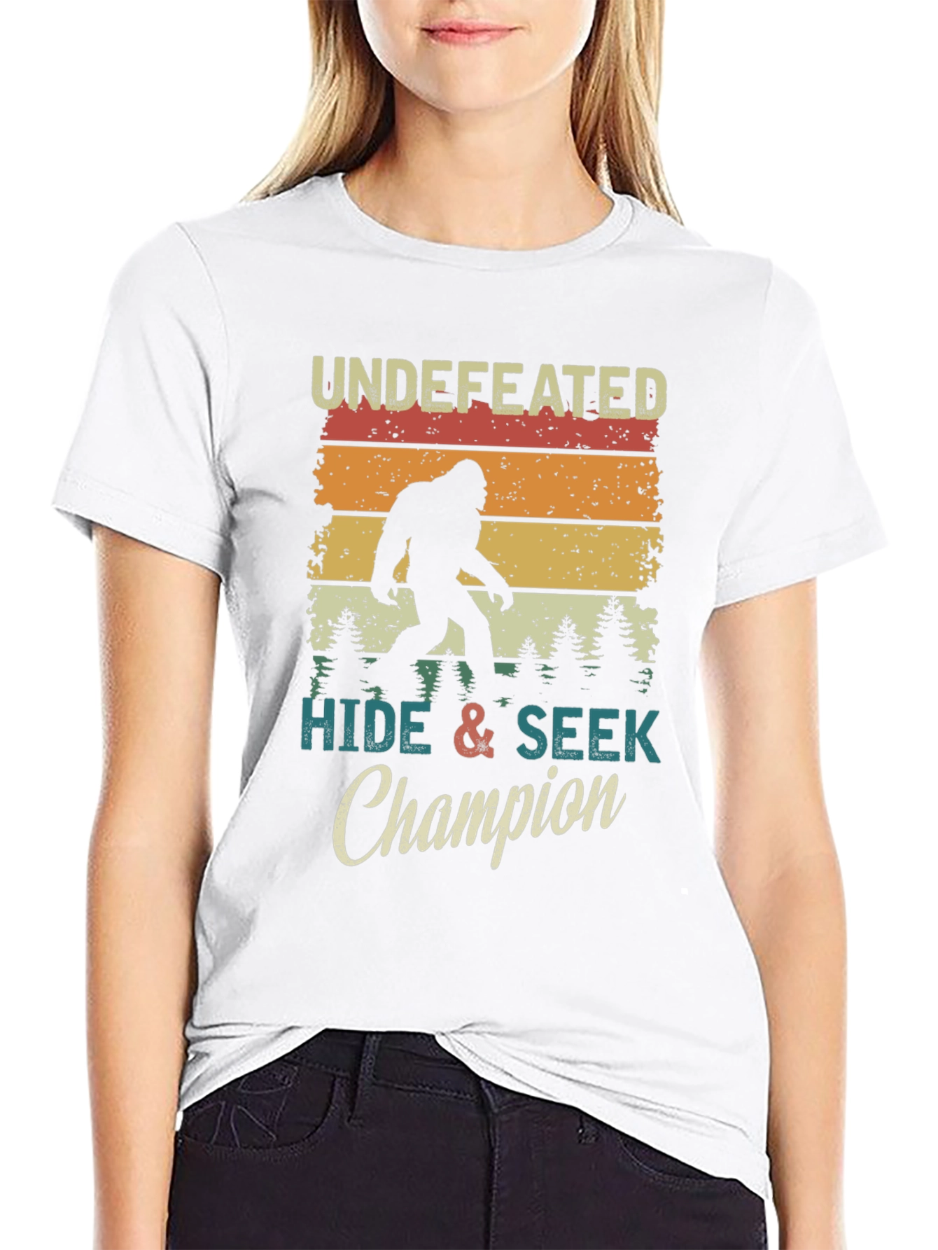 Undefeated Hide & Seek Champion Bigfoot Graphic Tee