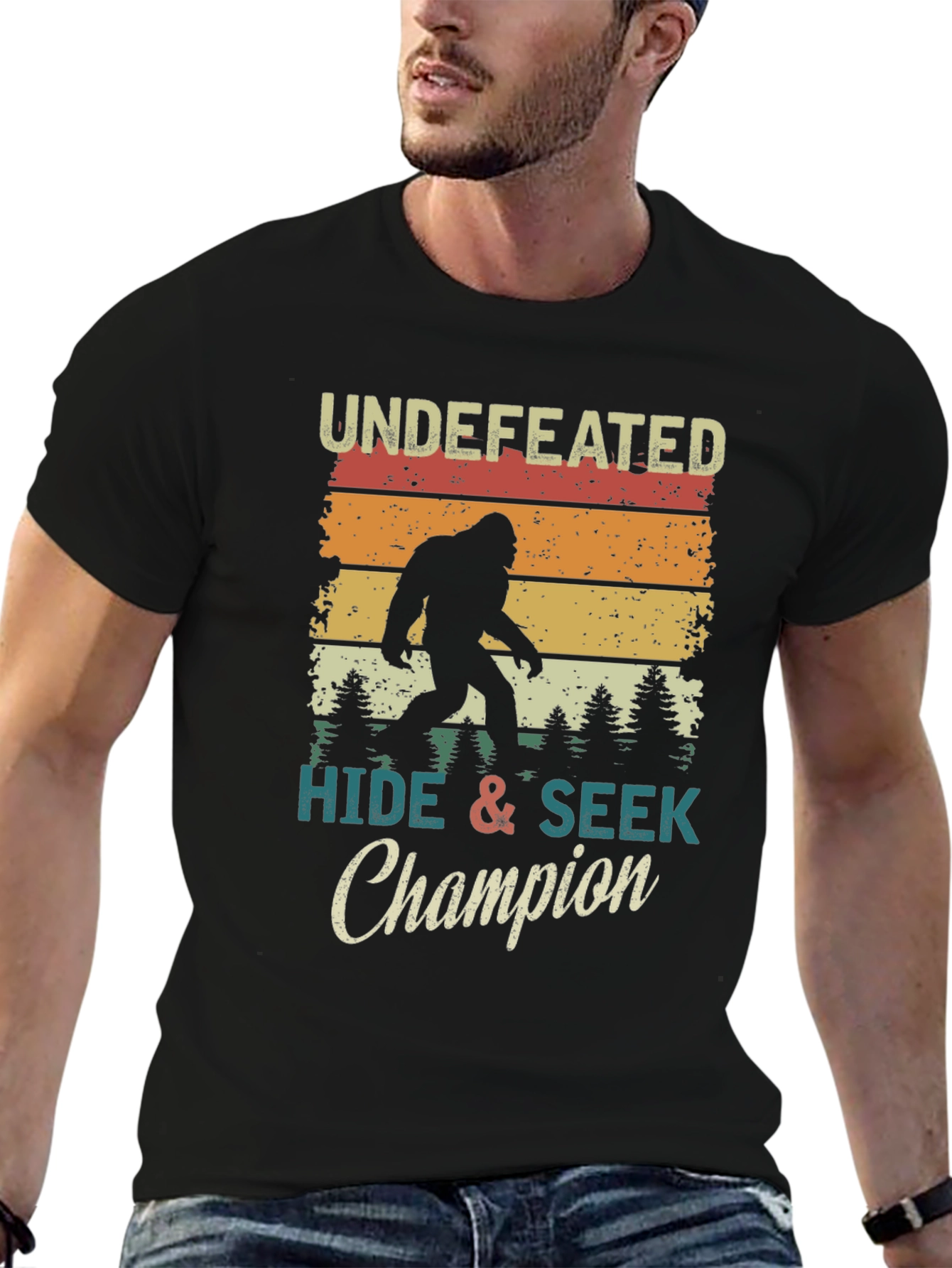 Undefeated Hide & Seek Champion Bigfoot Graphic Tee