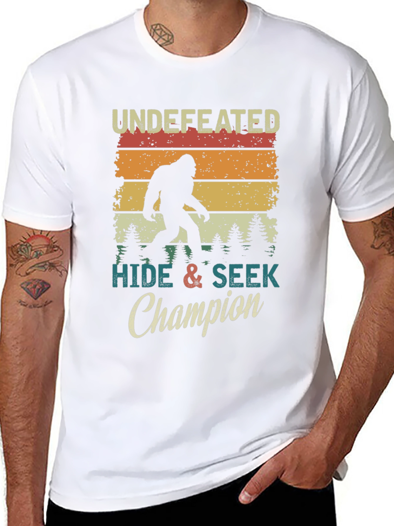 Undefeated Hide & Seek Champion Bigfoot Graphic Tee