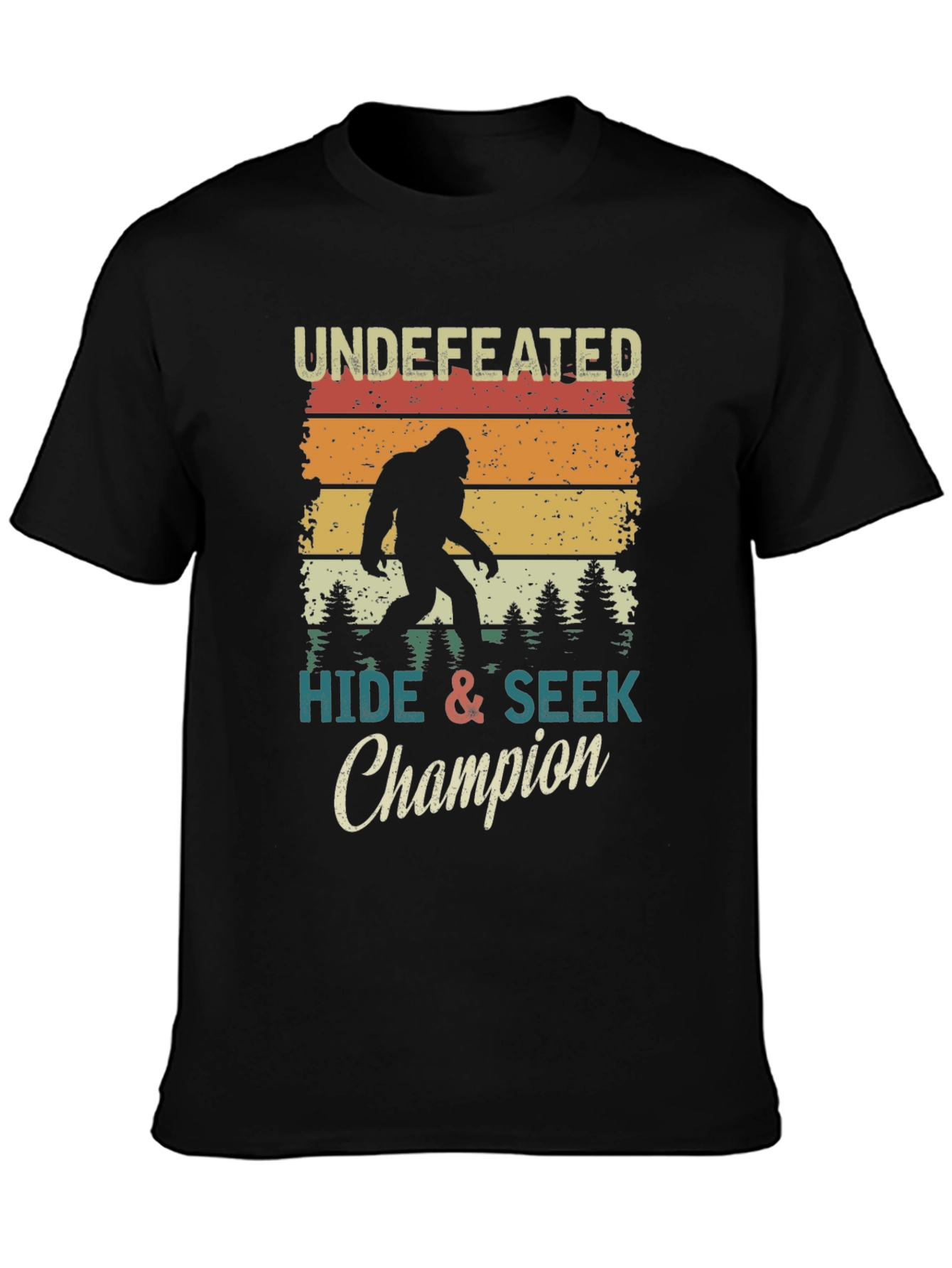 Undefeated Hide & Seek Champion Bigfoot Graphic Tee