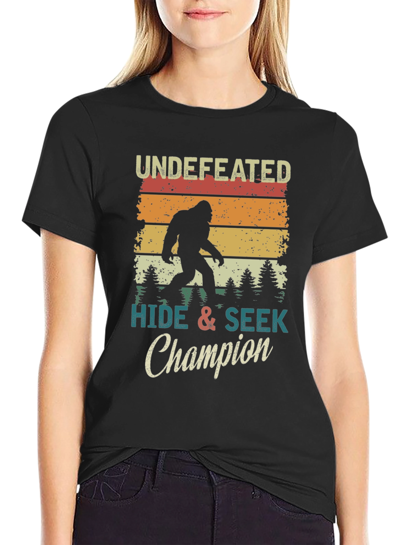 Undefeated Hide & Seek Champion Bigfoot Graphic Tee