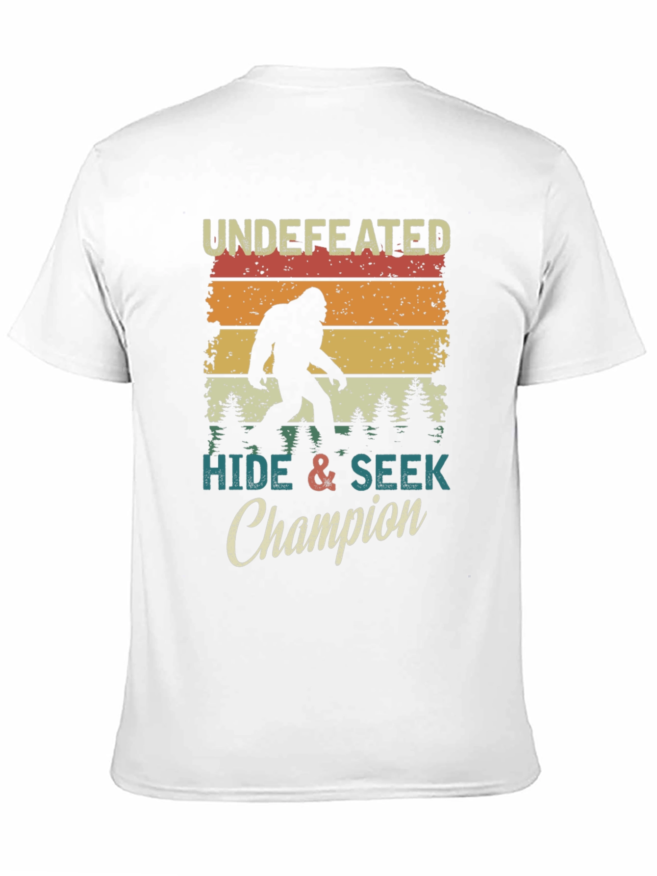 Undefeated Hide & Seek Champion Bigfoot Graphic Tee