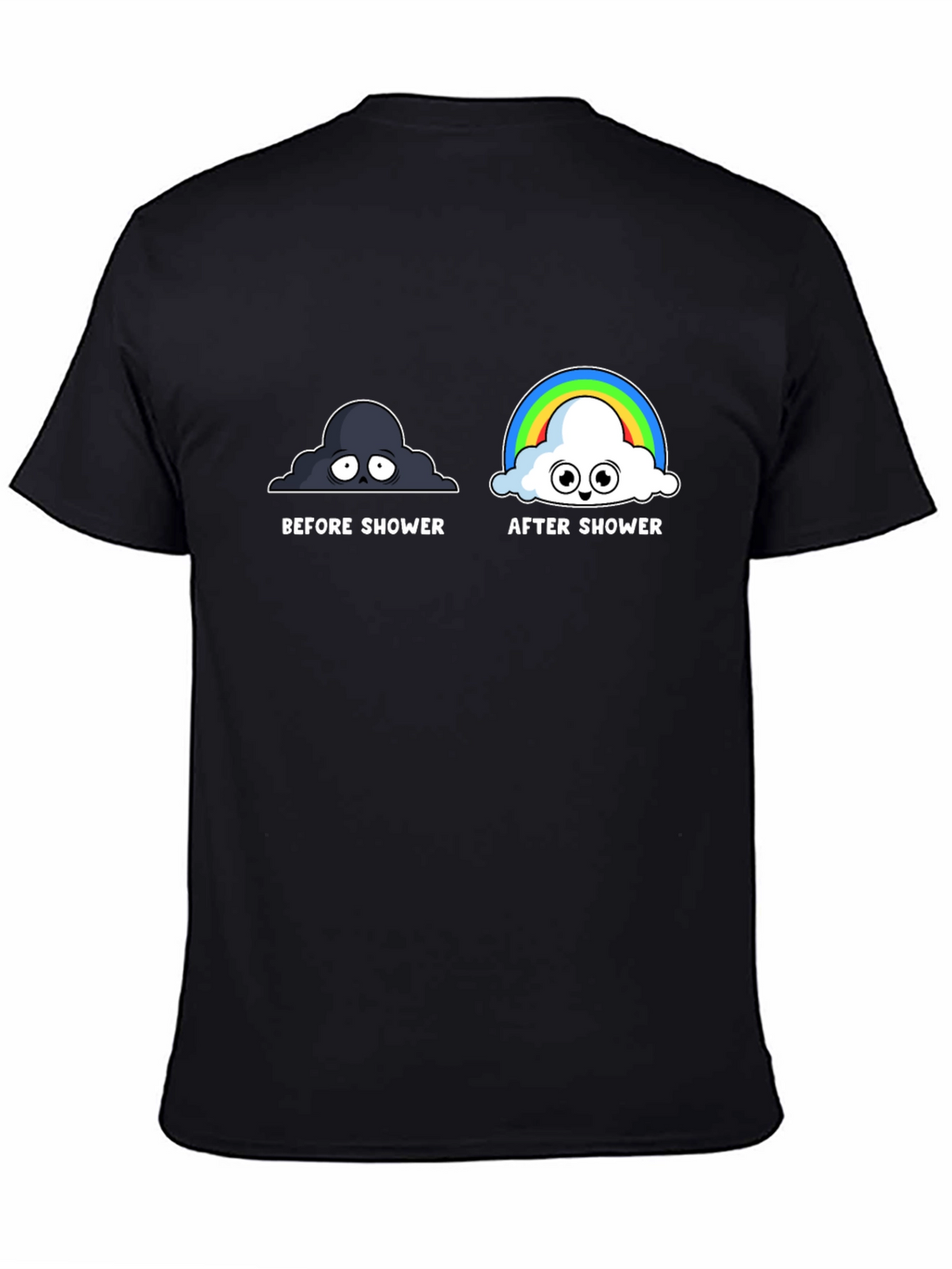 Before and After Shower Humor T-Shirt
