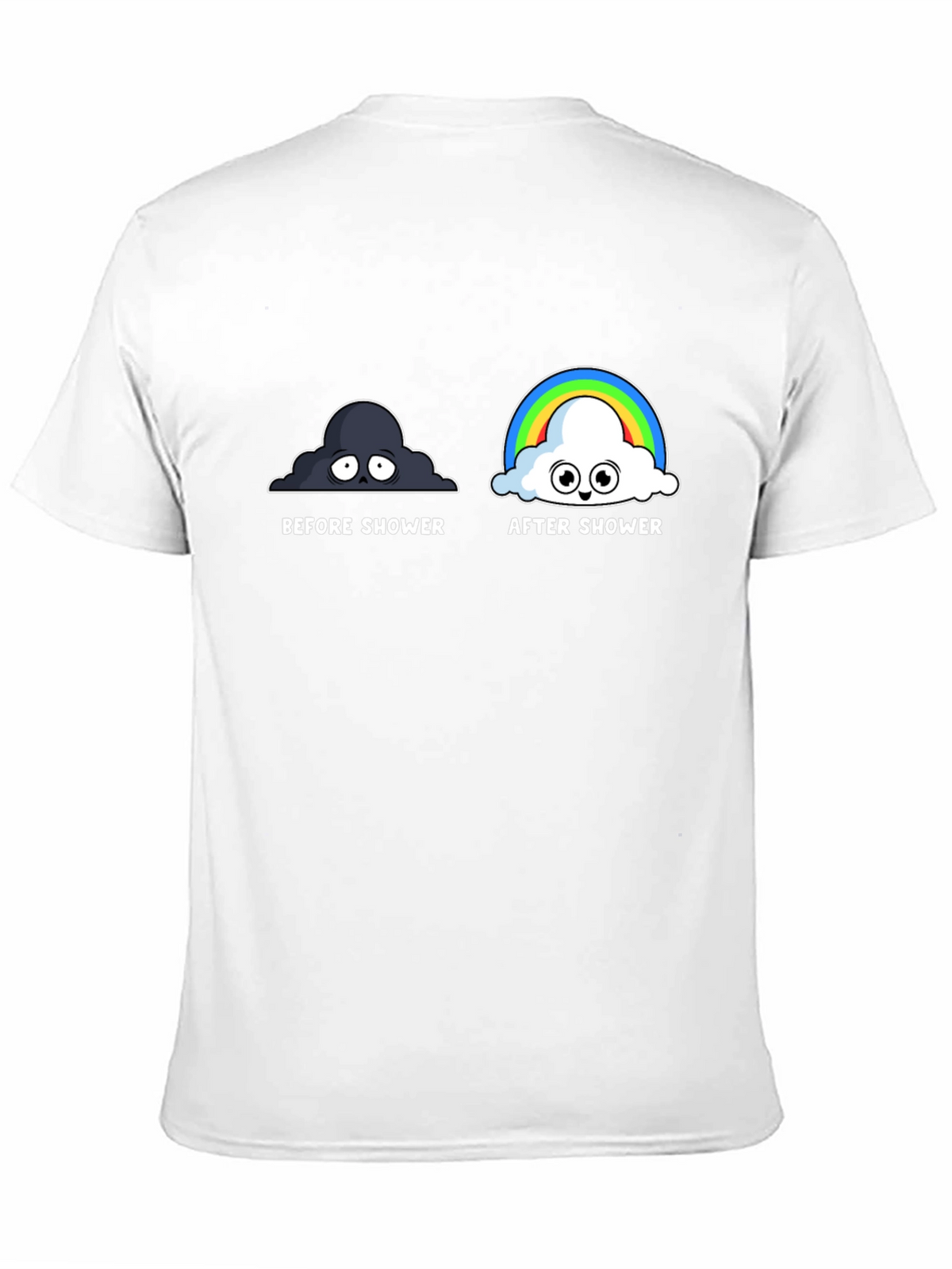 Before and After Shower Humor T-Shirt