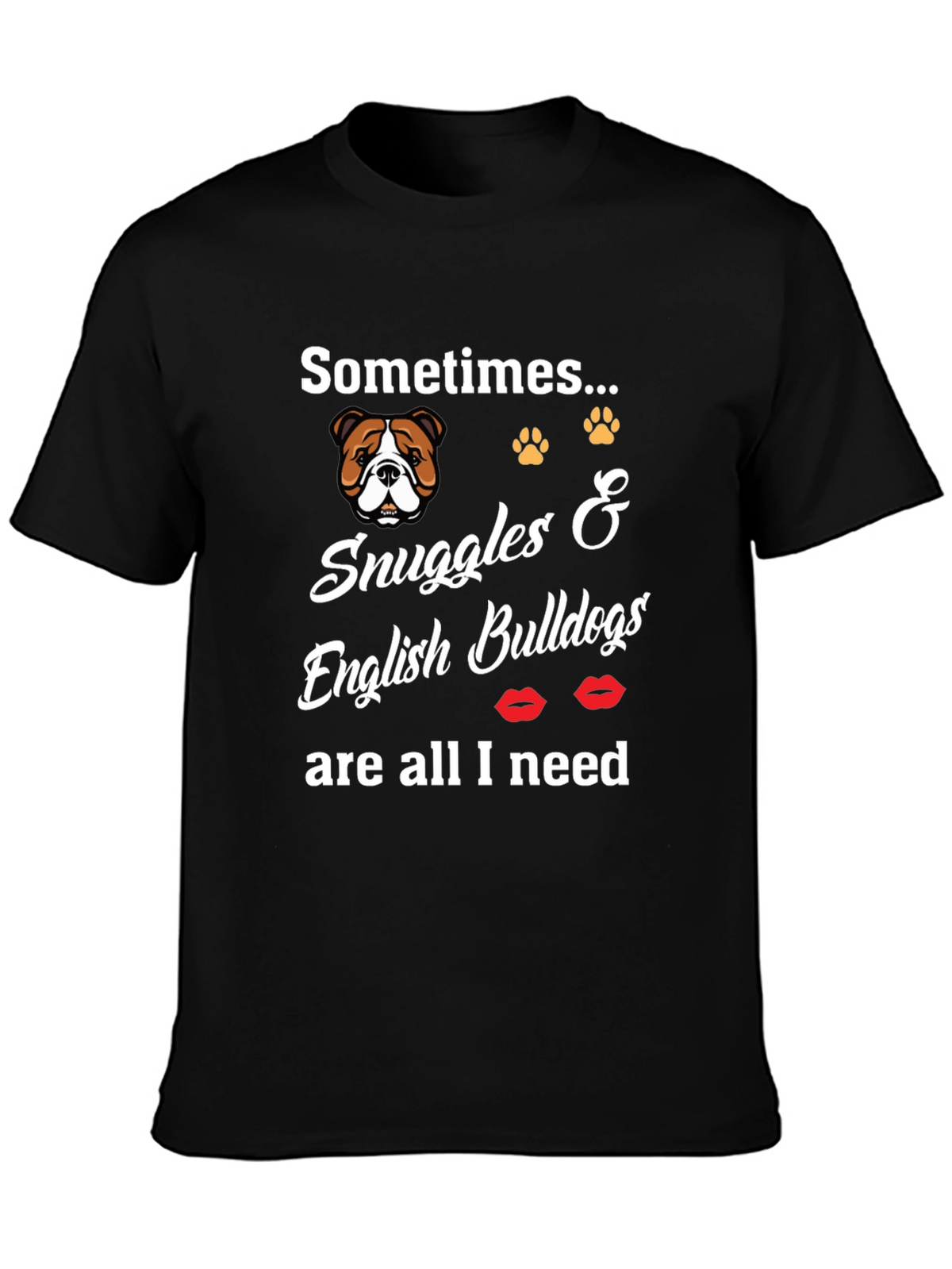Bulldog Snuggles T-Shirt