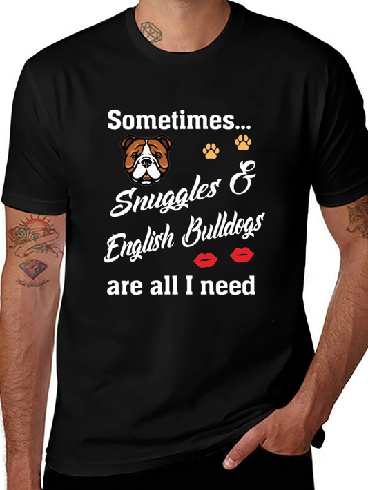 Bulldog Snuggles T-Shirt