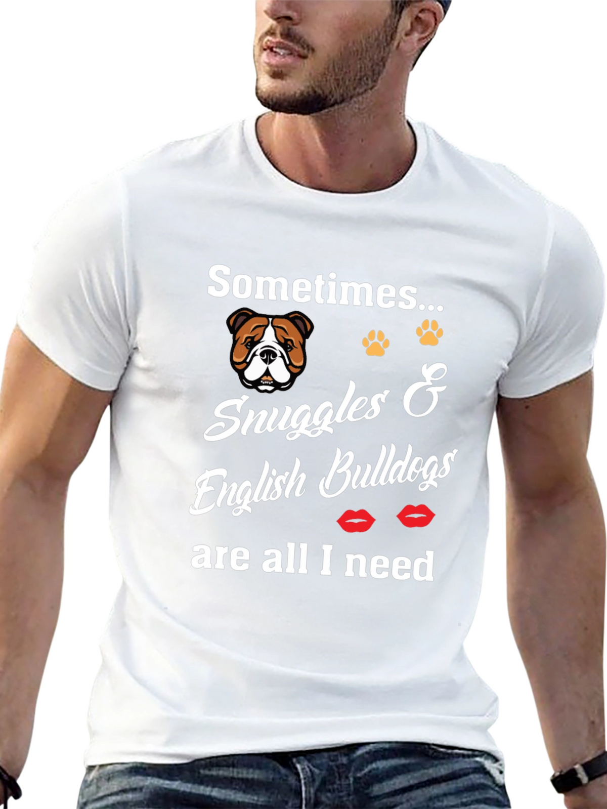Bulldog Snuggles T-Shirt