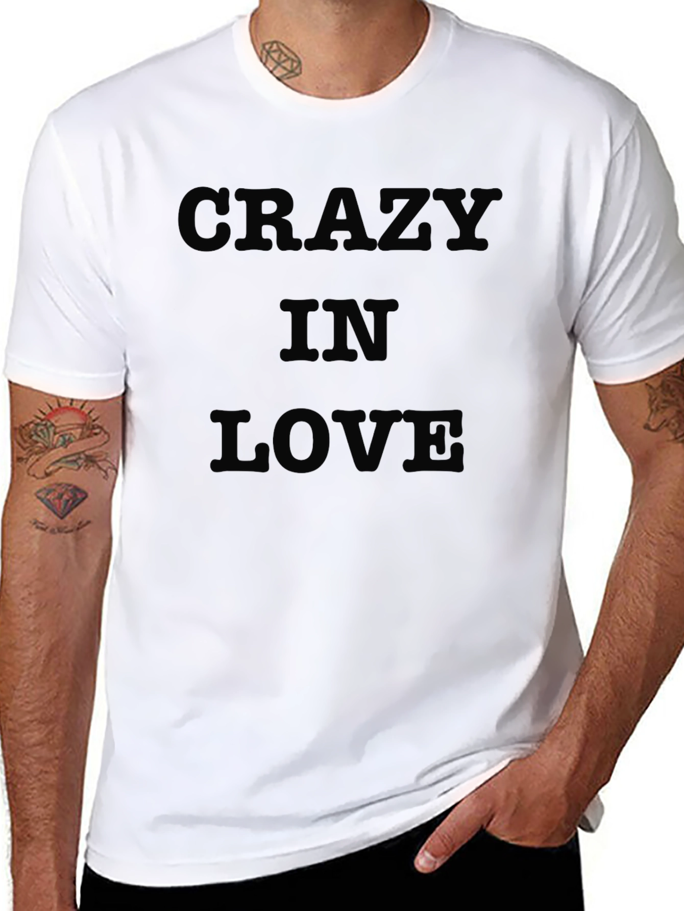 Crazy in Love Graphic Print Tee