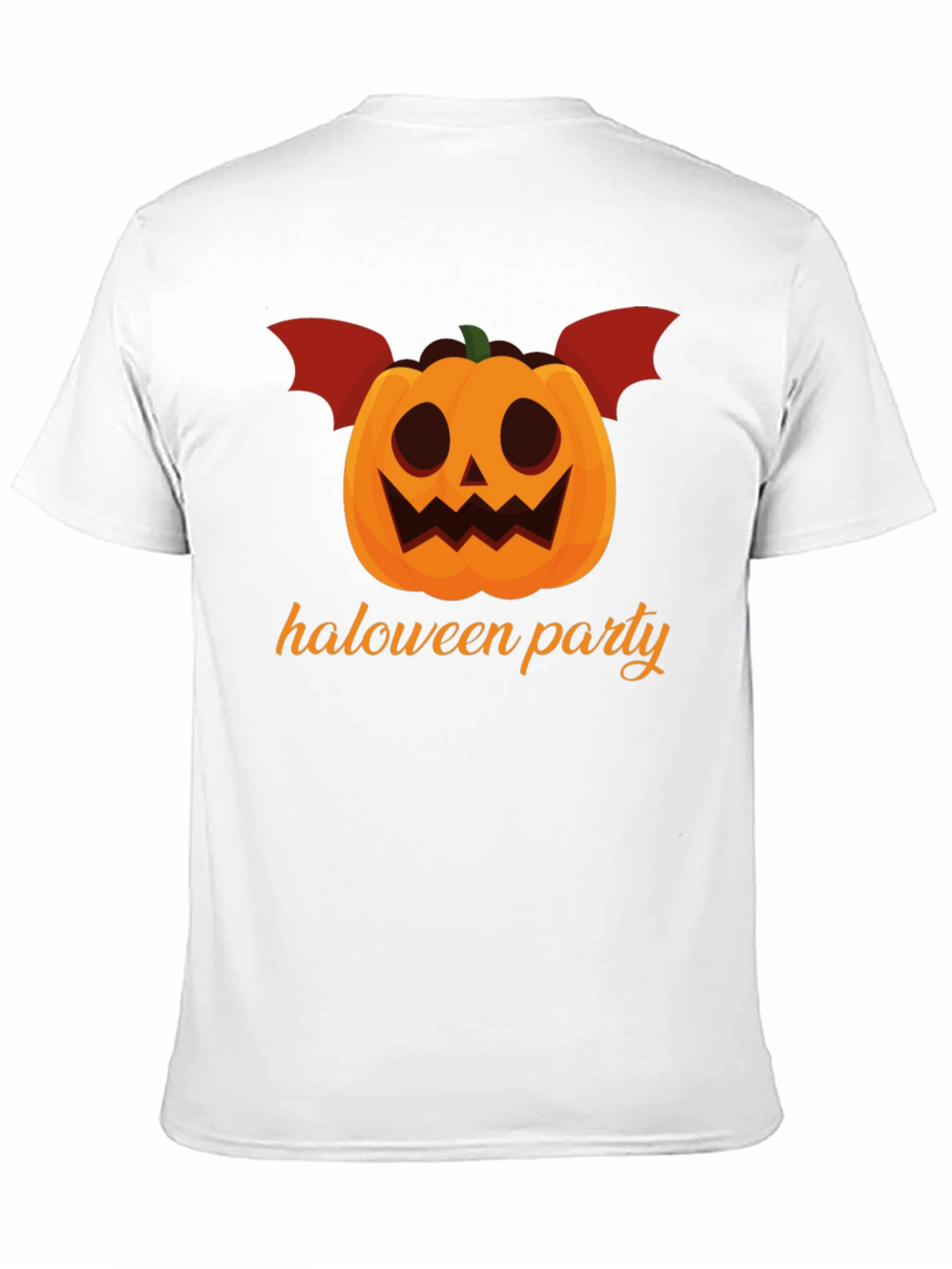 Halloween Party Pumpkin Bat Graphic Tee