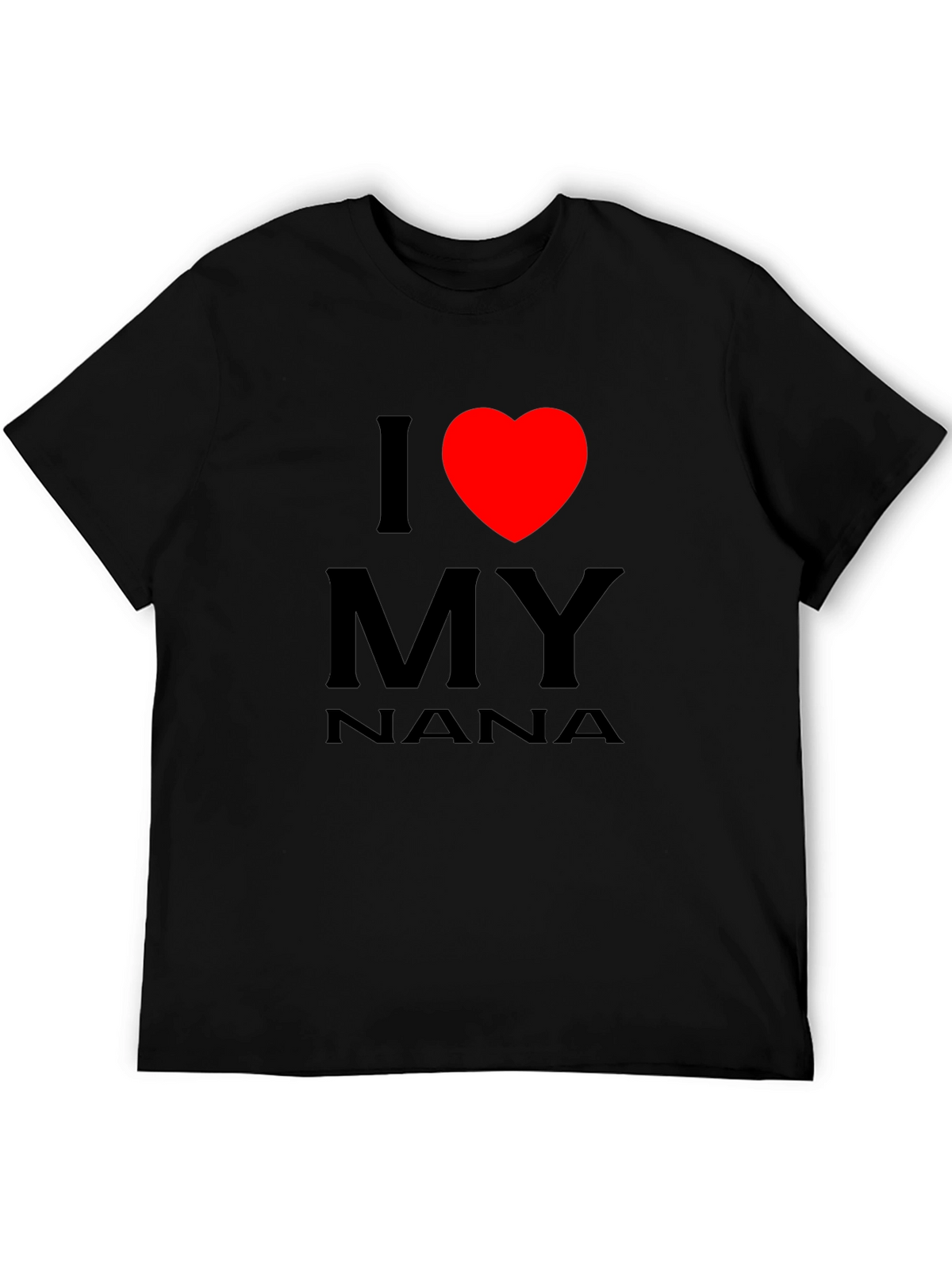 I Heart My Nana T-Shirt Black