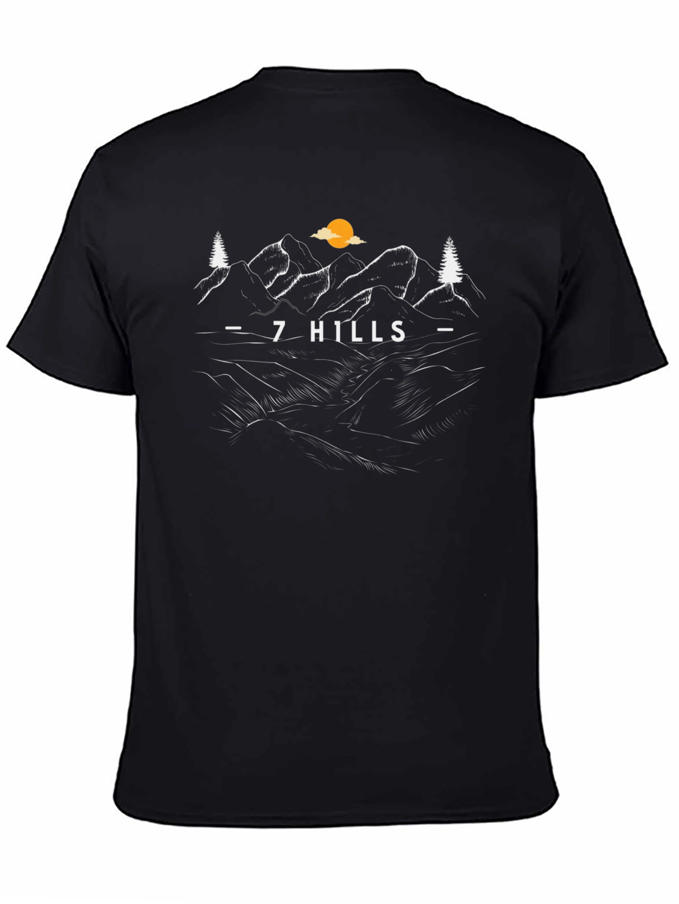 7 Hills Graphic Tee - Adventure Awaits!