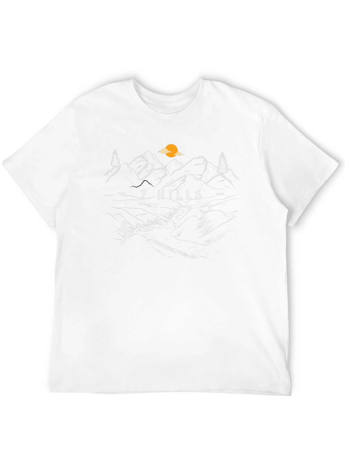 7 Hills Graphic Tee - Adventure Awaits!