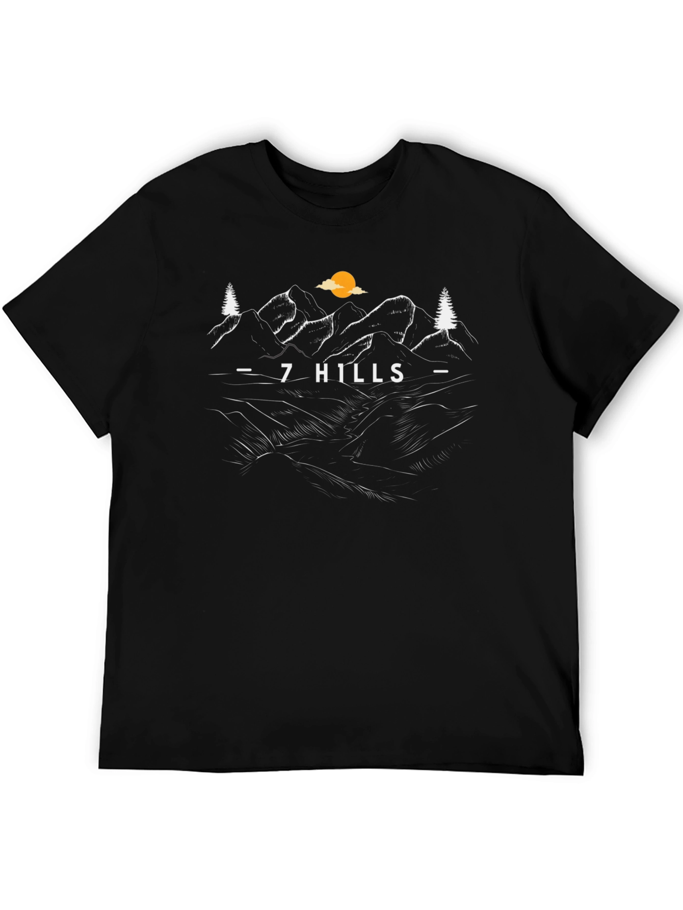 7 Hills Graphic Tee - Adventure Awaits!