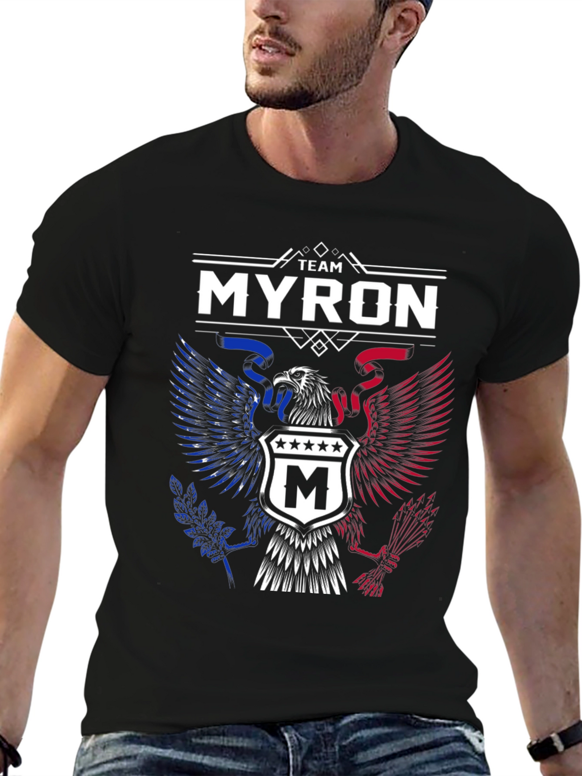 Team Myron Eagle Patriotic T-Shirt