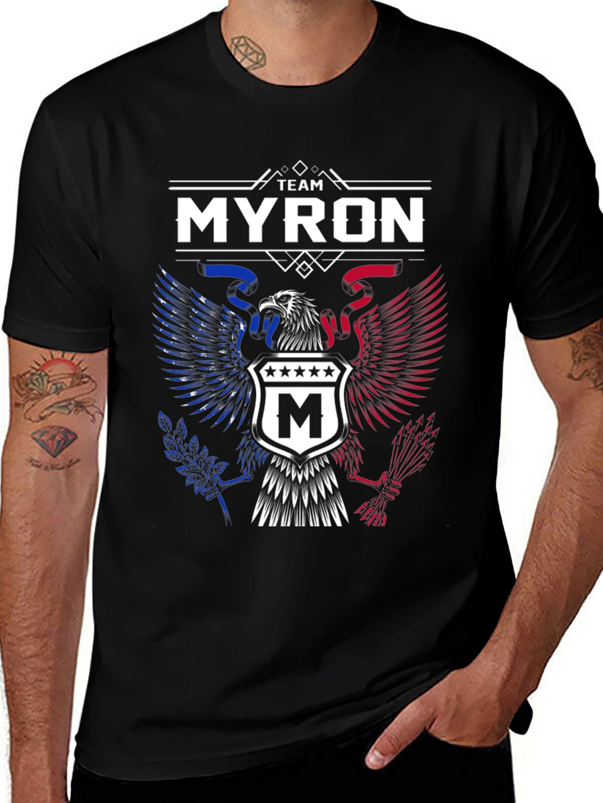 Team Myron Eagle Patriotic T-Shirt