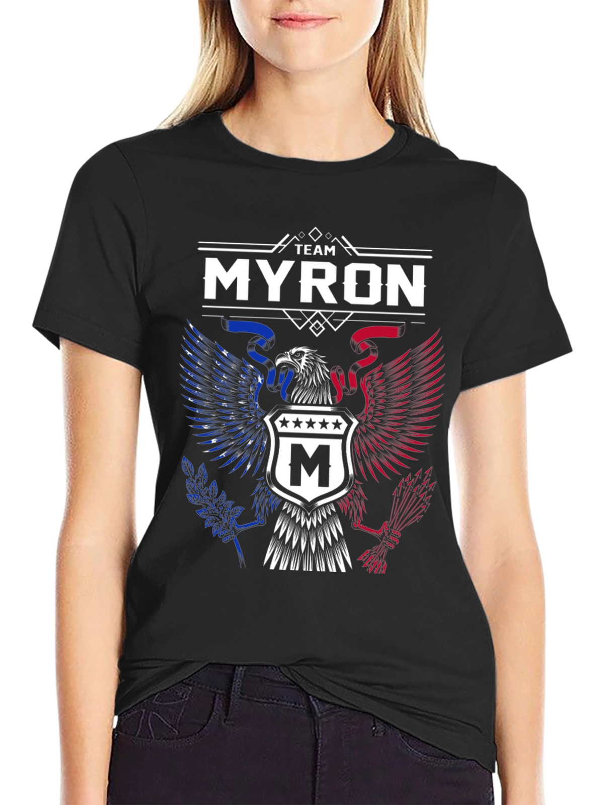 Team Myron Eagle Patriotic T-Shirt