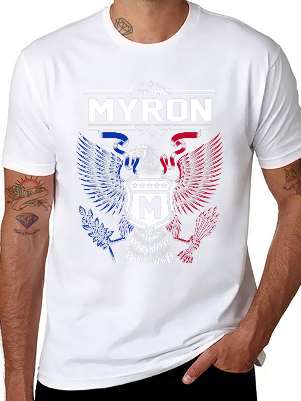 Team Myron Eagle Patriotic T-Shirt