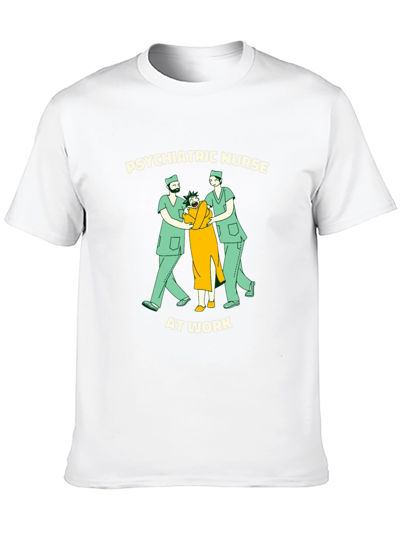 Psychiatric Nurse At Work Graphic T-Shirt