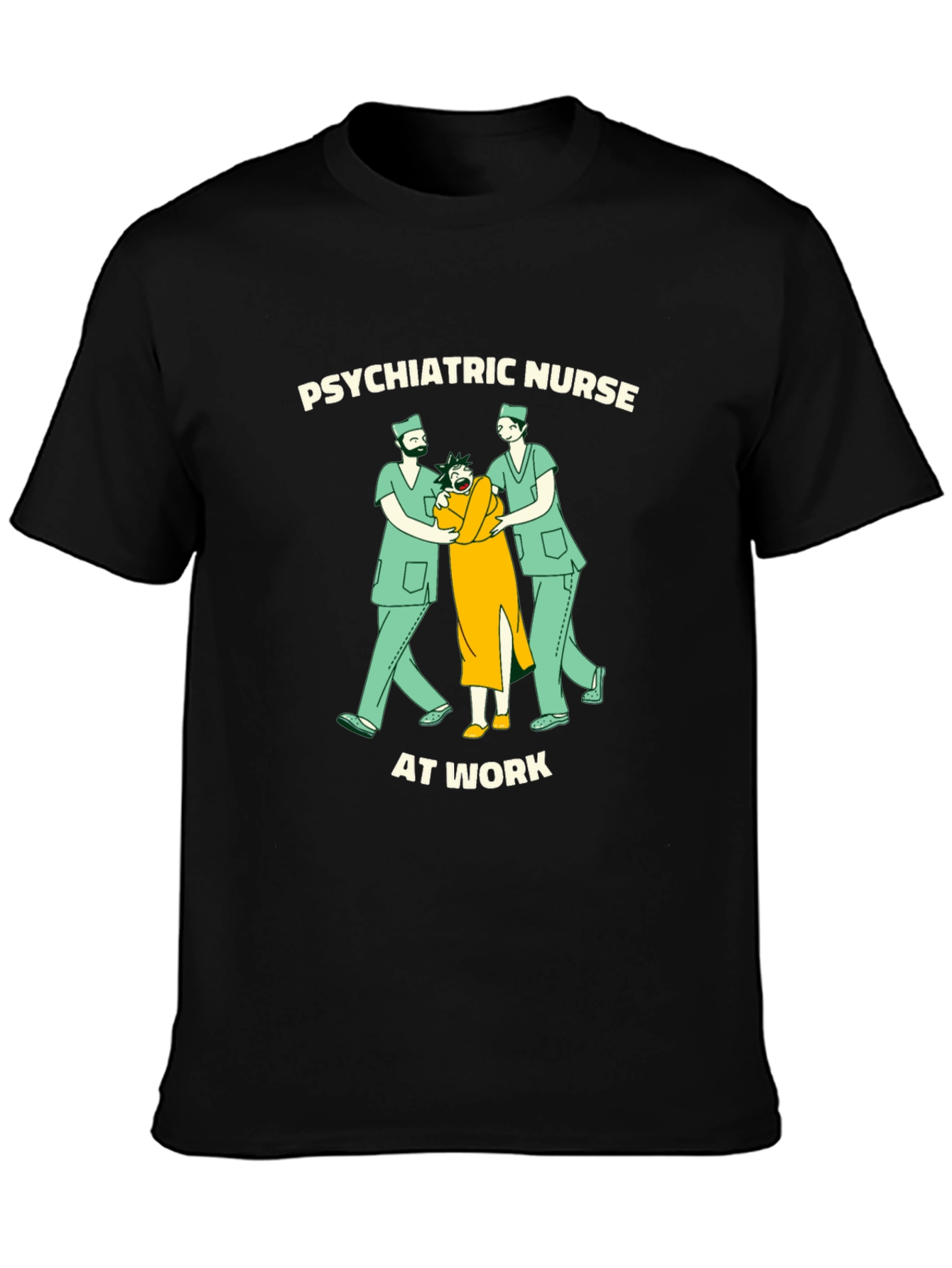 Psychiatric Nurse At Work Graphic T-Shirt