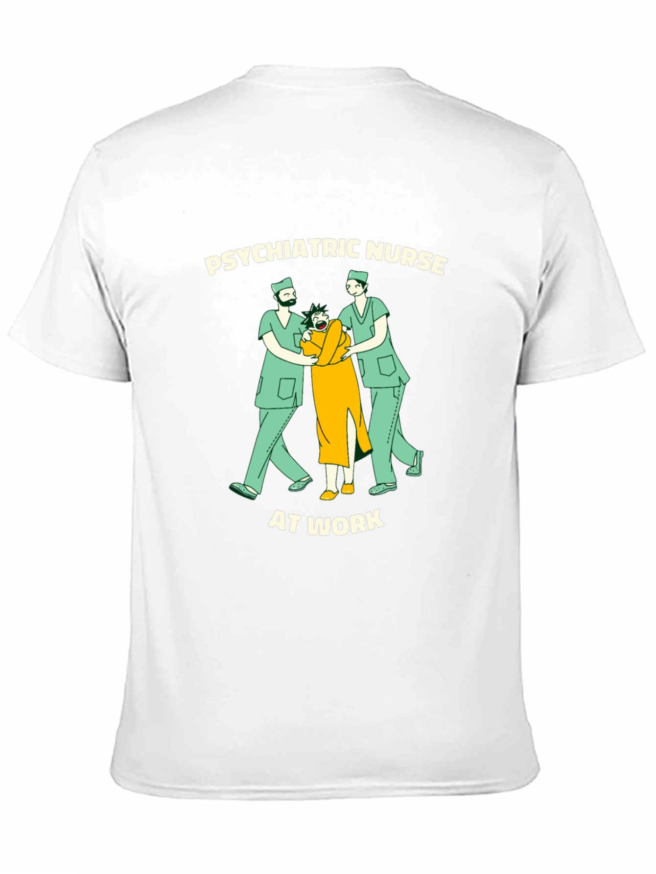 Psychiatric Nurse At Work Graphic T-Shirt