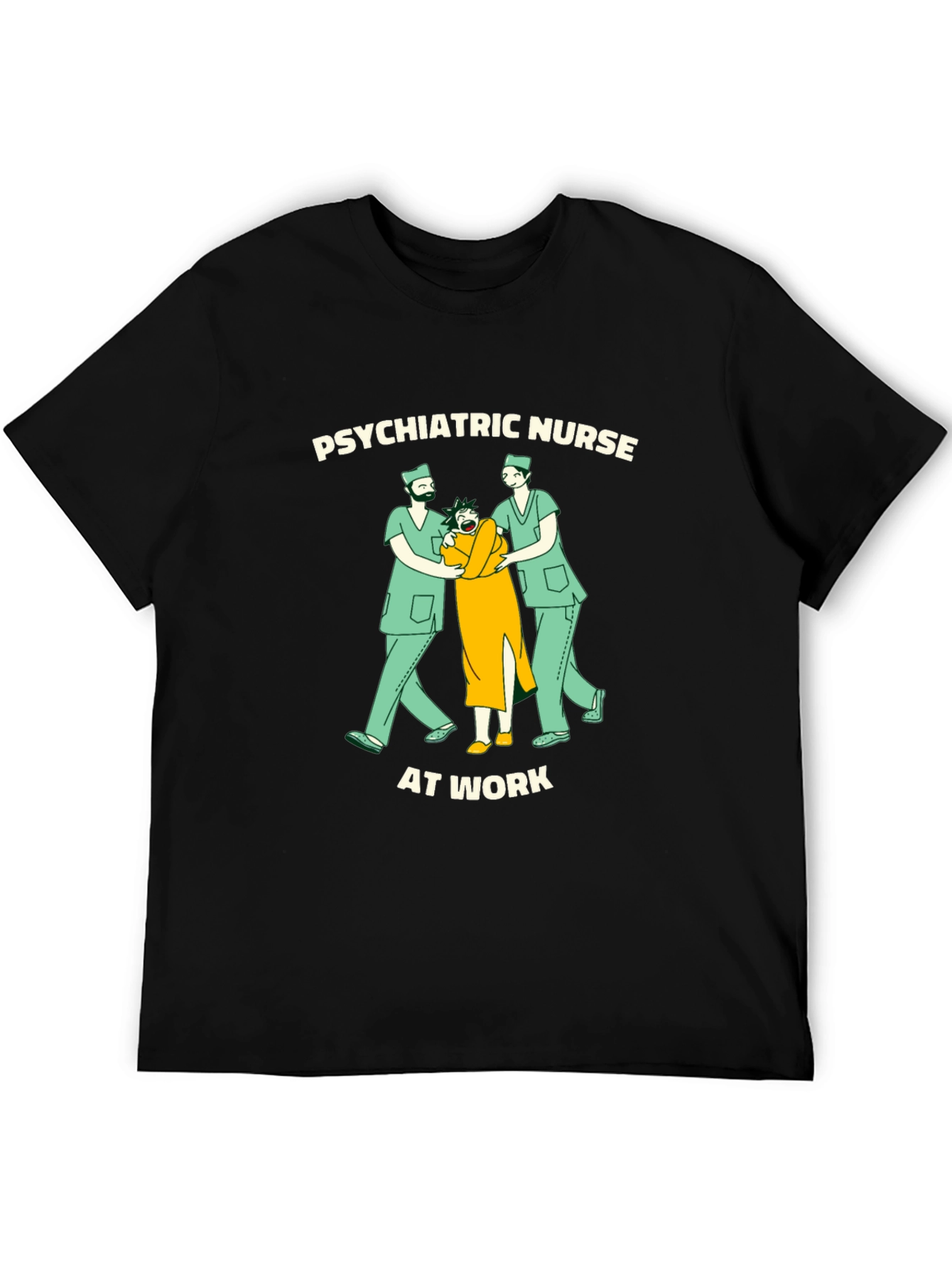 Psychiatric Nurse At Work Graphic T-Shirt