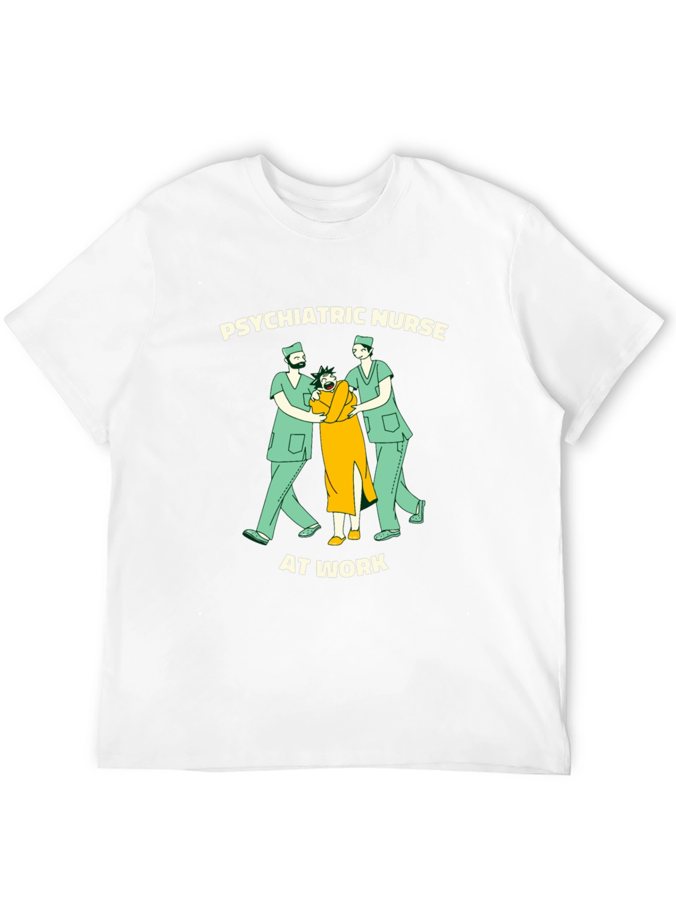 Psychiatric Nurse At Work Graphic T-Shirt