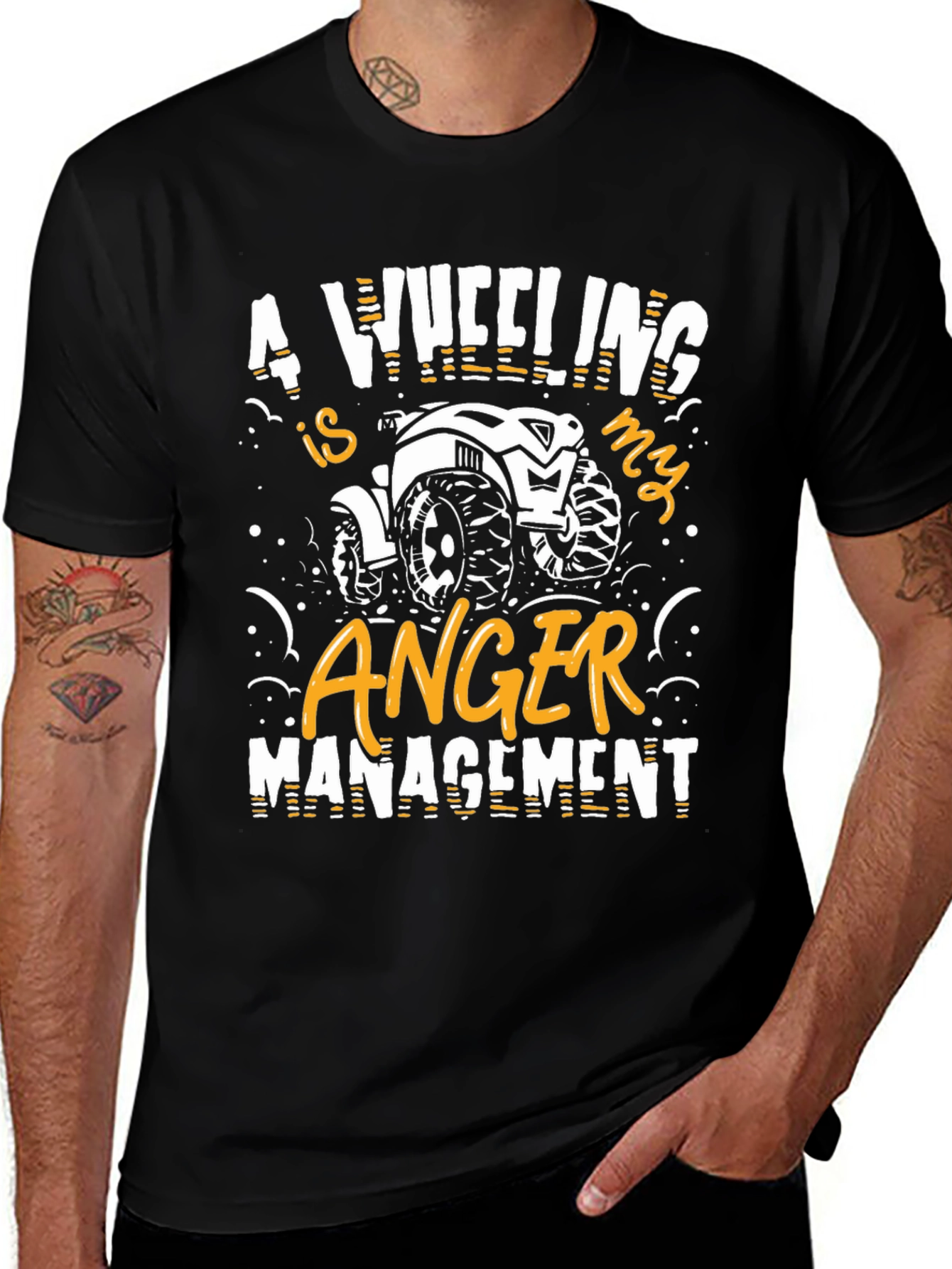 4 Wheeling is My Anger Management Graphic Tee